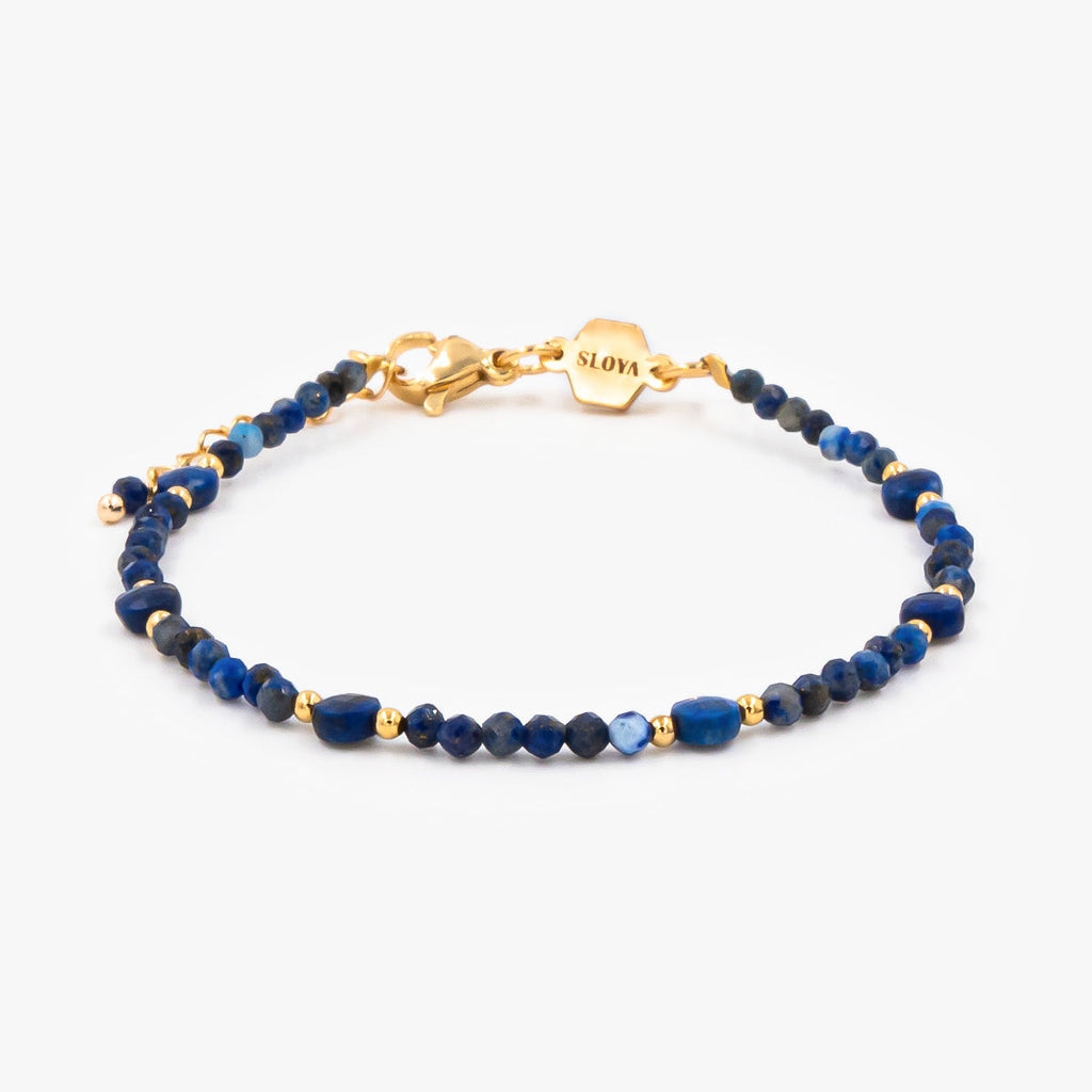 Bracelet PALOMA en pierres Lapis-lazuli - SLOYA