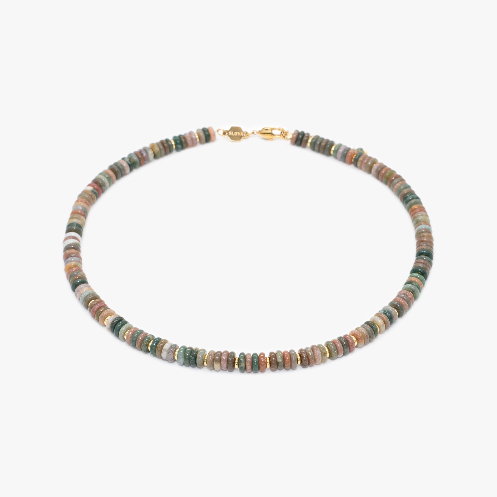 Collier Blima en pierres Agate Indienne - SLOYA