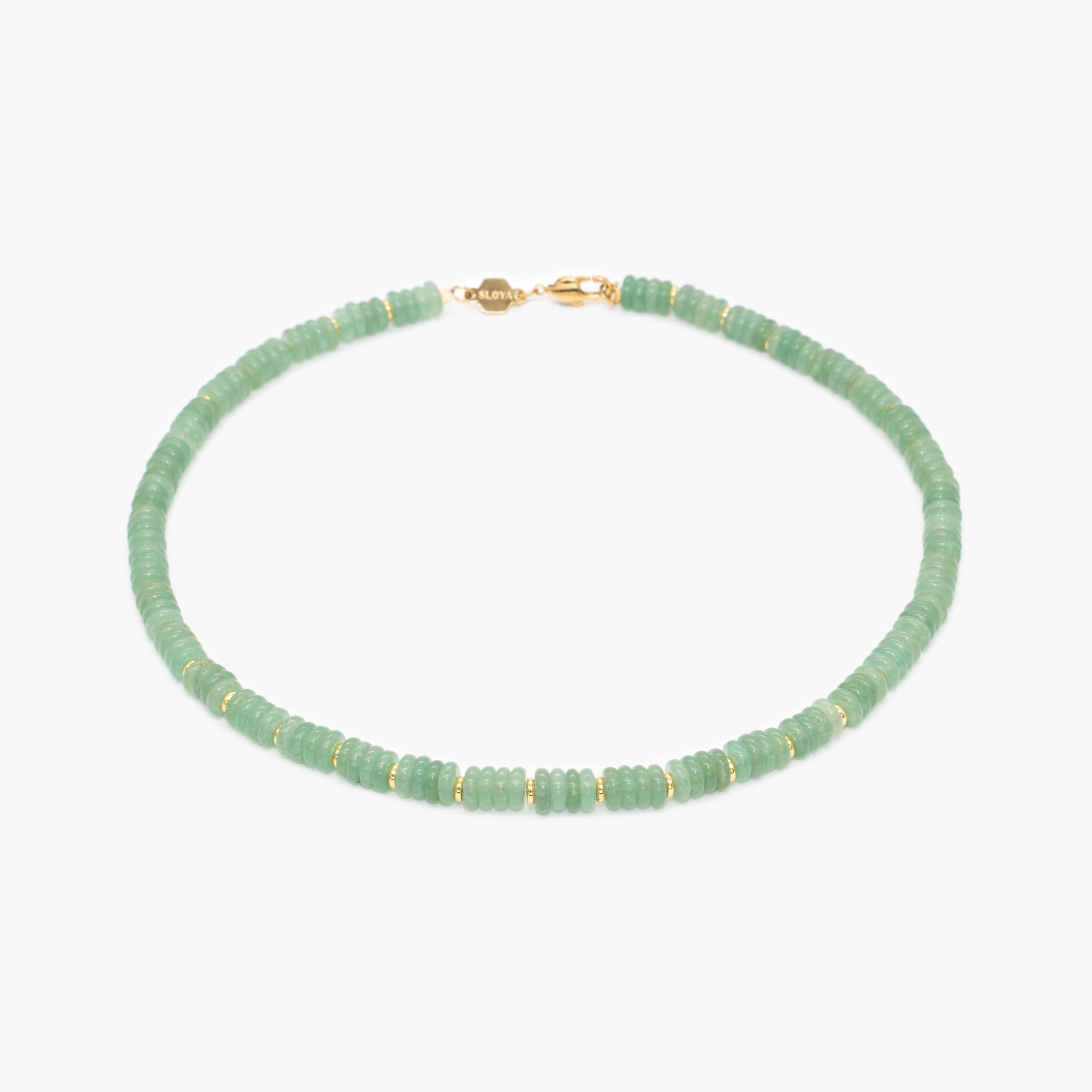 Collier Blima en pierres Aventurine - SLOYA