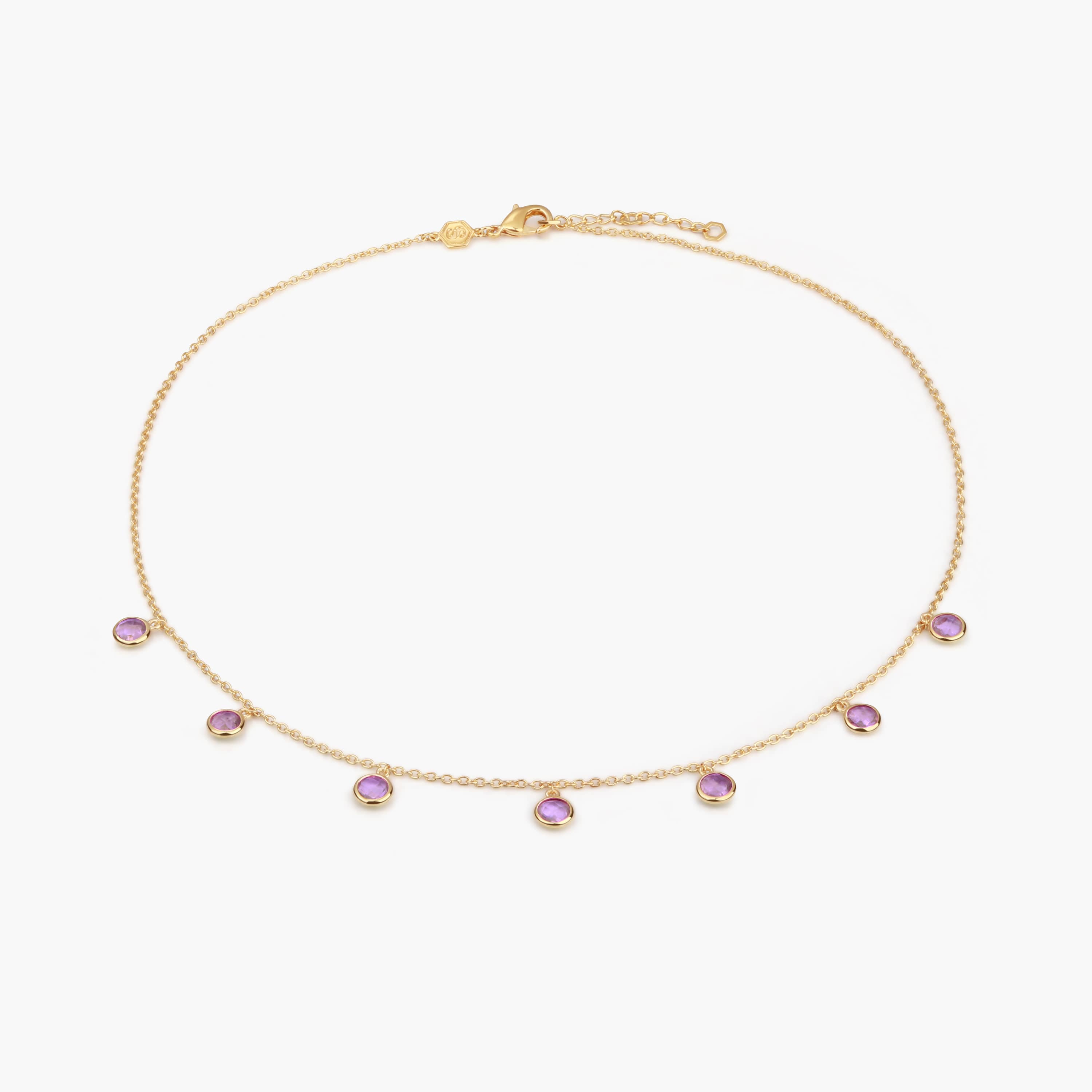 Collier Gemia en pierres Améthyste - SLOYA