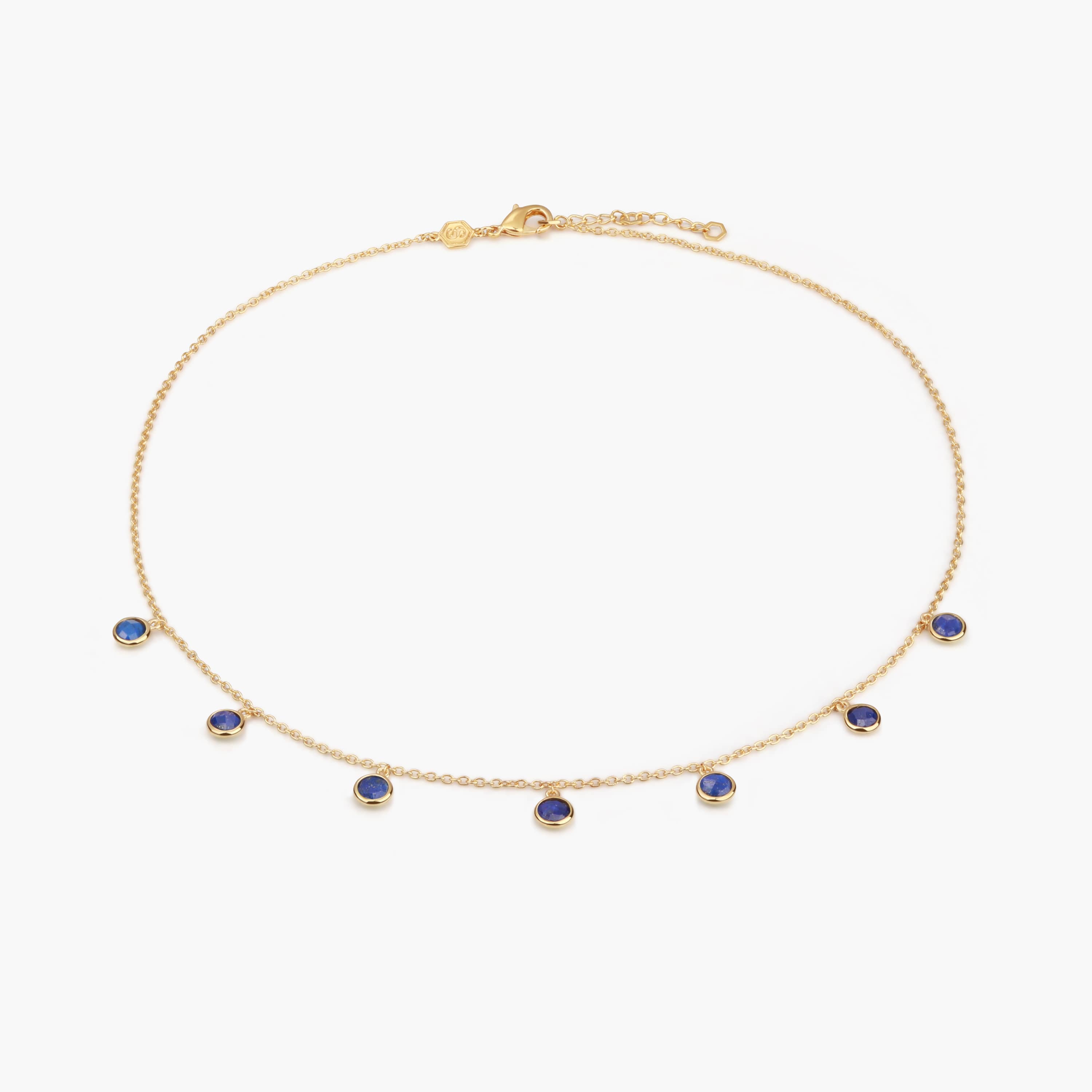 Collier Gemia en pierres Lapis-lazuli - SLOYA