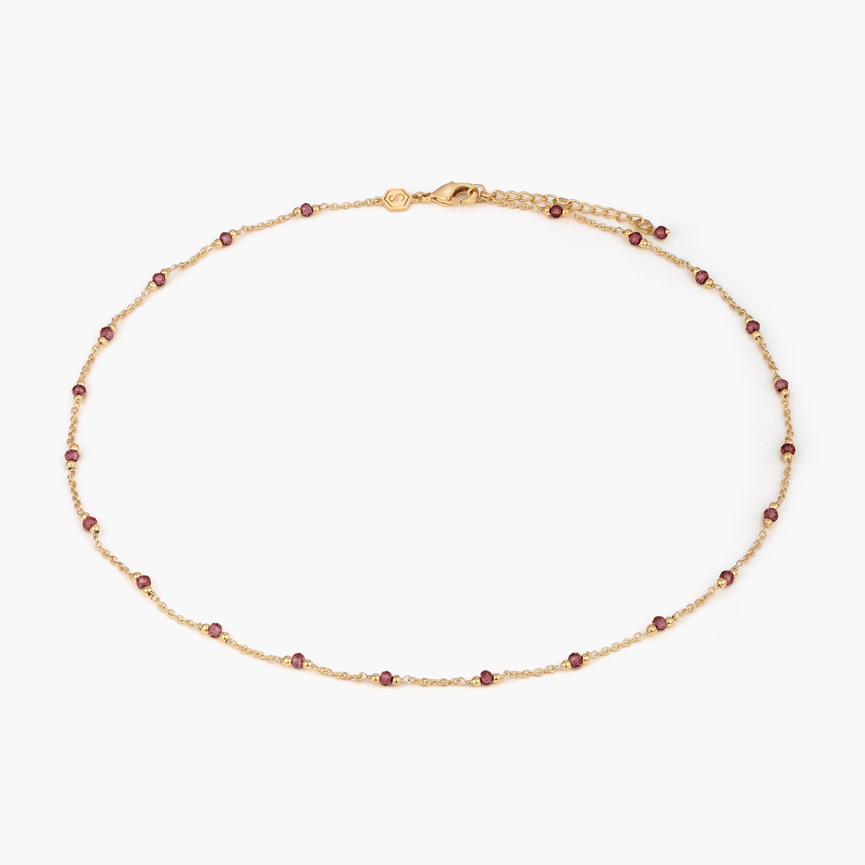 Collier Elyssa en pierres Grenat - SLOYA