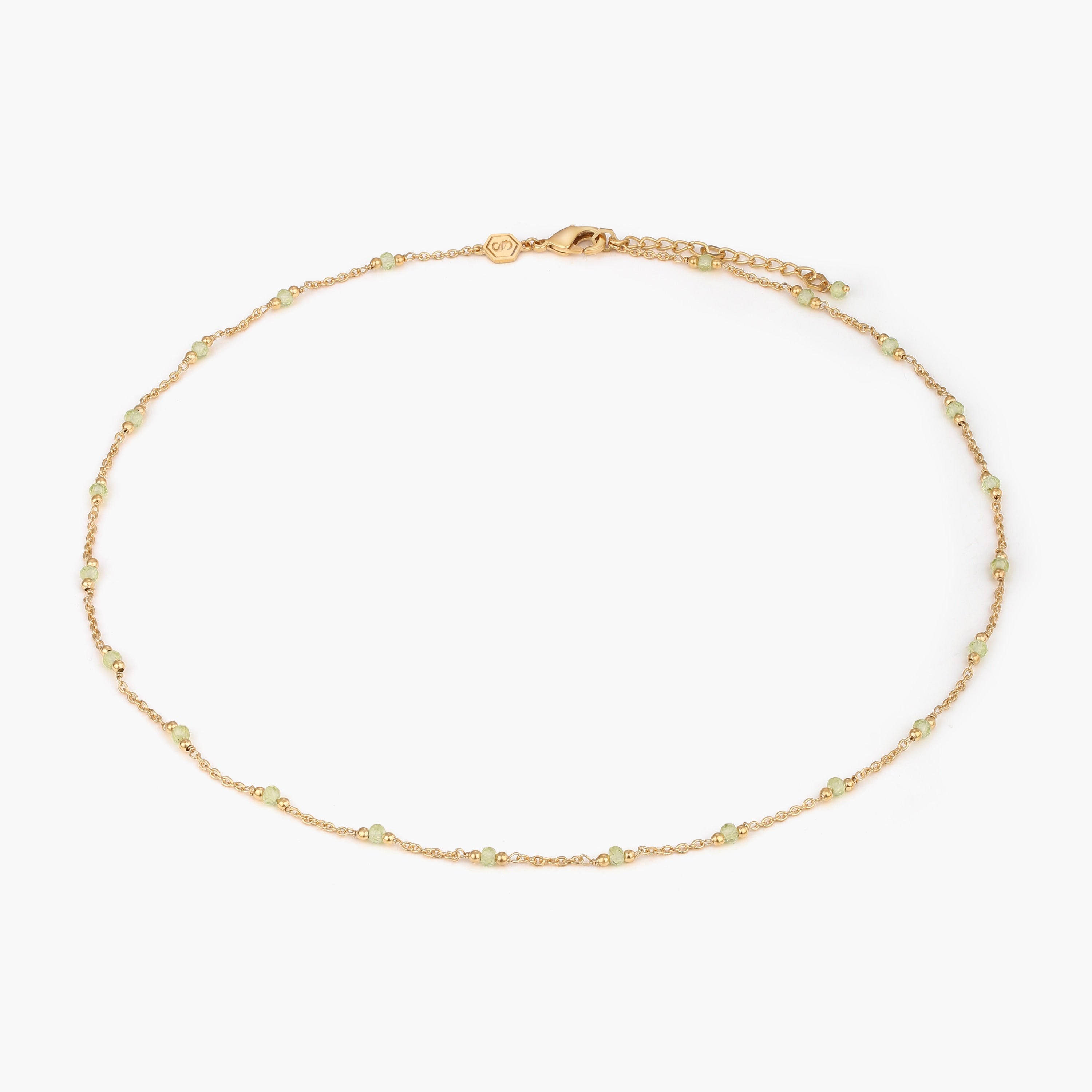 Collier Elyssa en pierres Péridot - SLOYA