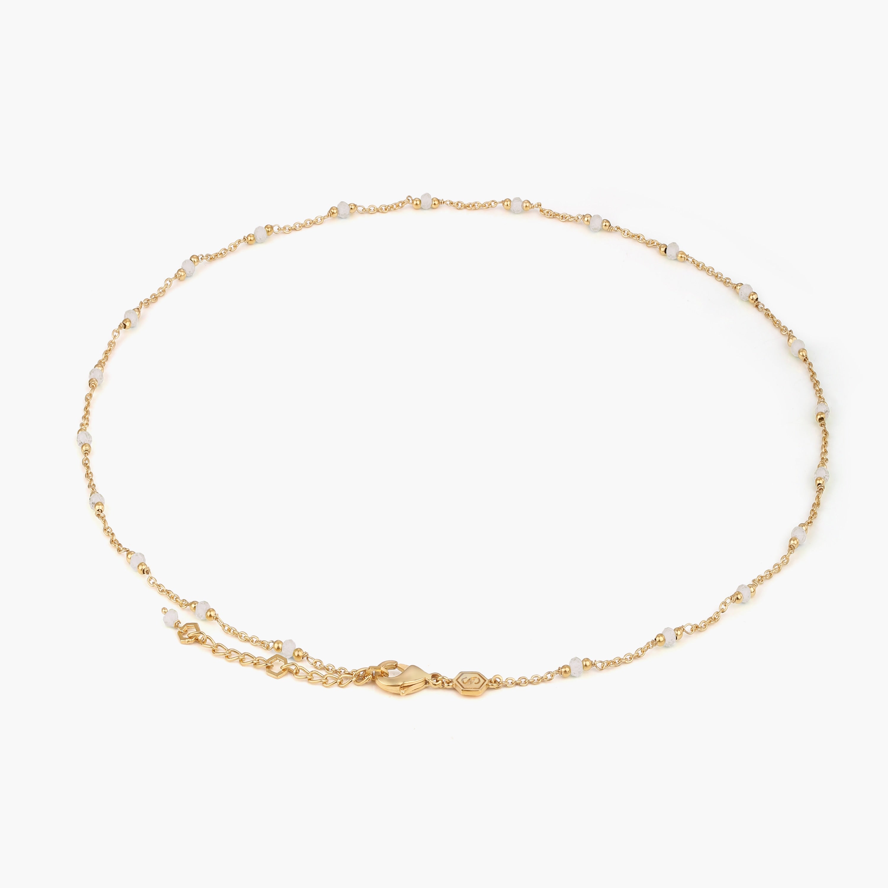 Collier Elyssa en Pierres de Lune - SLOYA