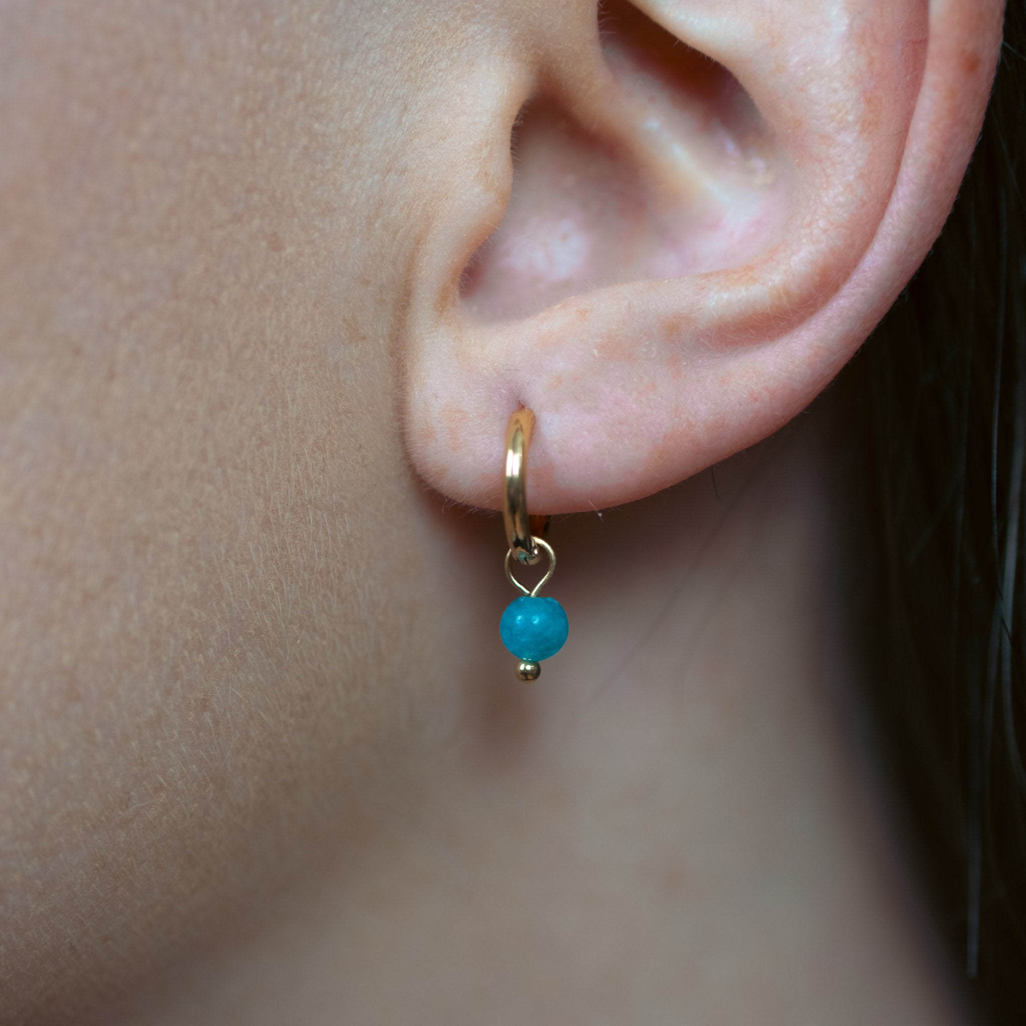 Boucles d'oreilles Serena en pierres Apatite - SLOYA
