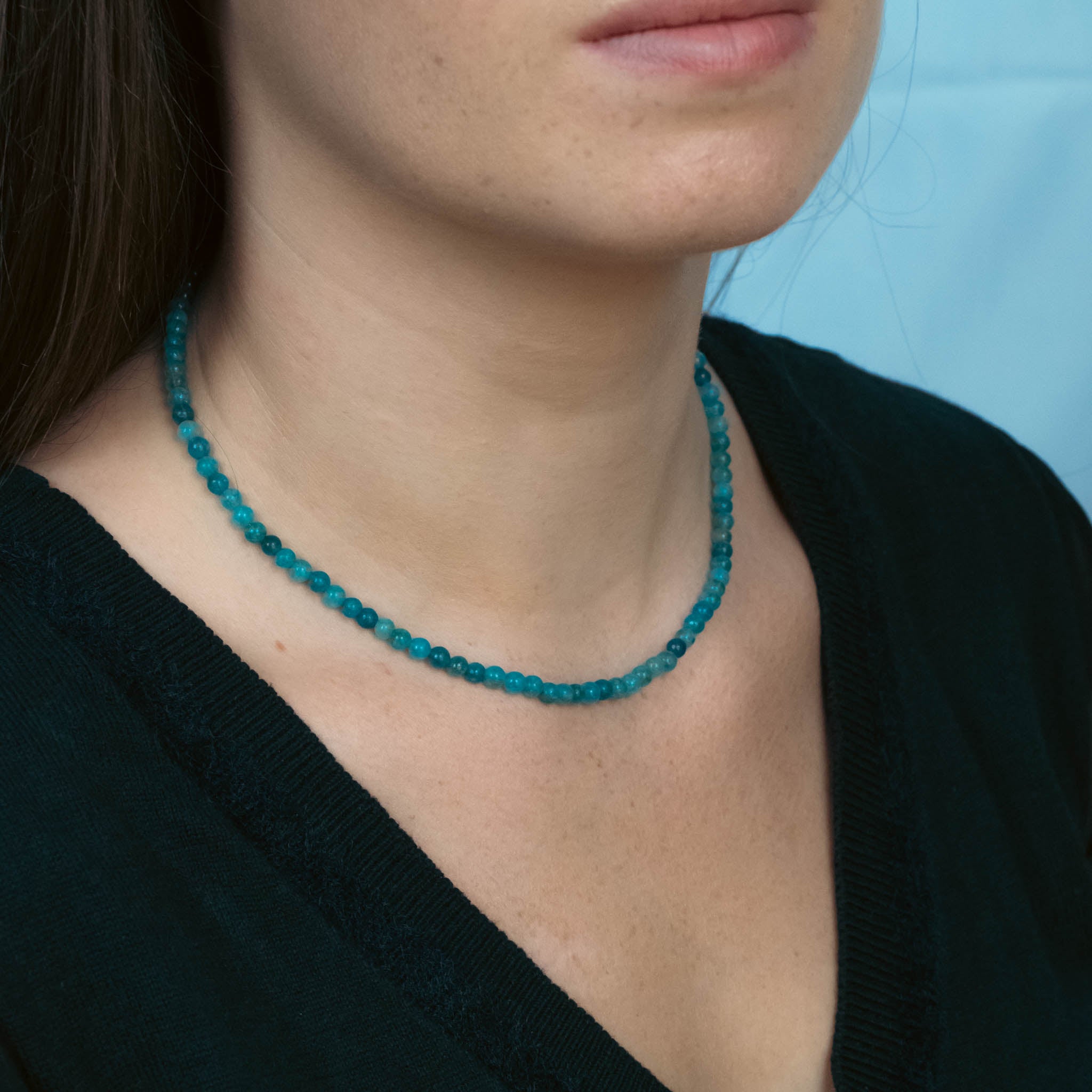 Collier Serena en pierres Apatite - SLOYA