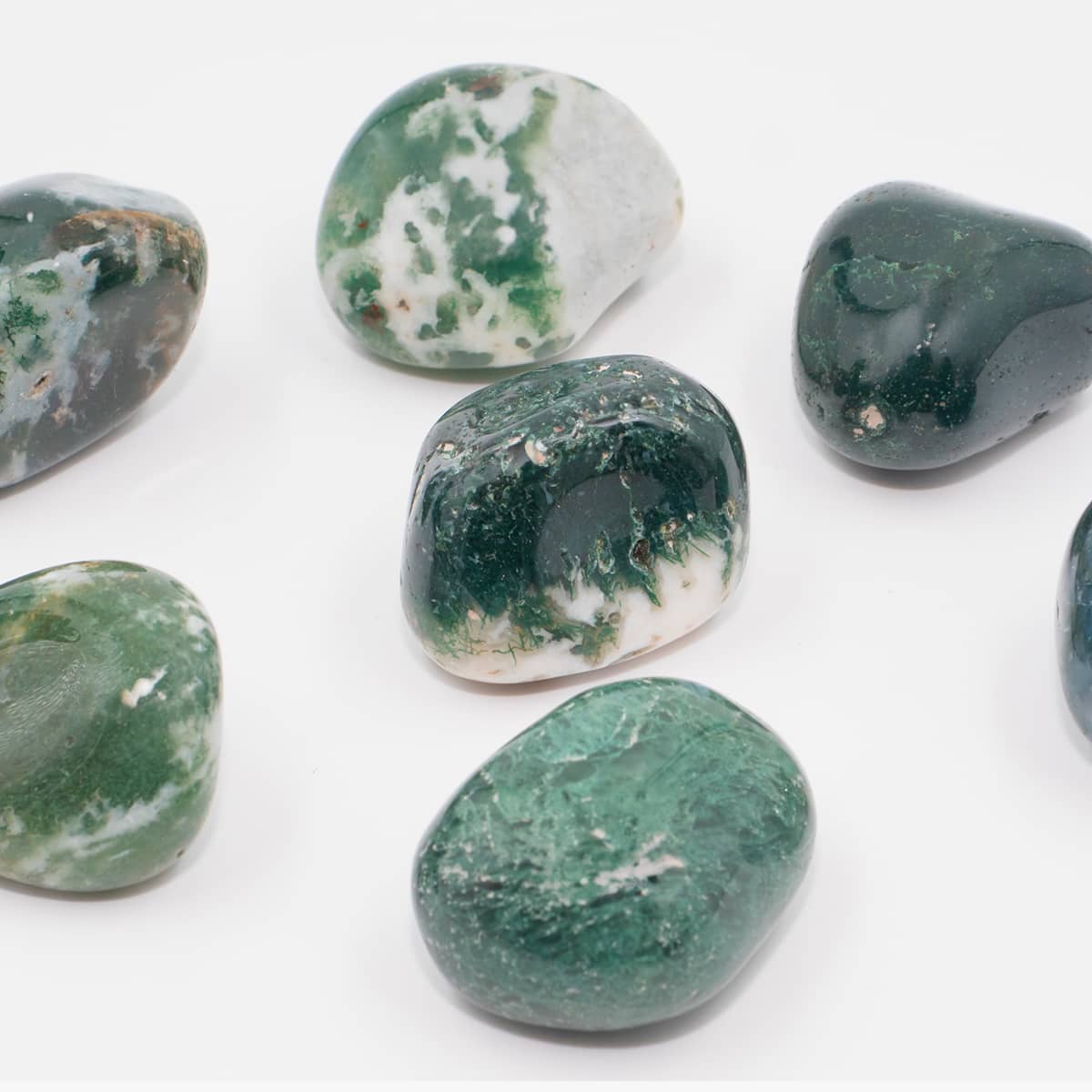 Pierre roulée Agate Mousse - SLOYA