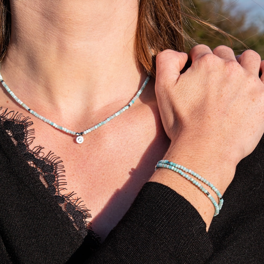 La pierre d'amazonite sloya