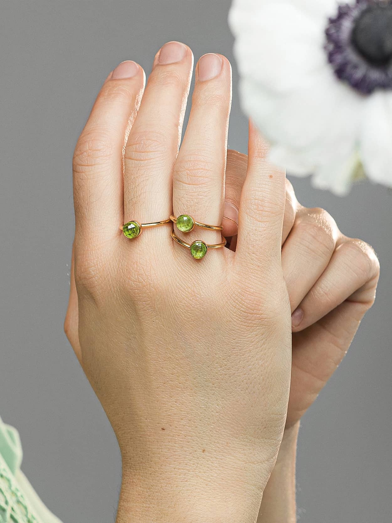 bague sloya pierres naturelles