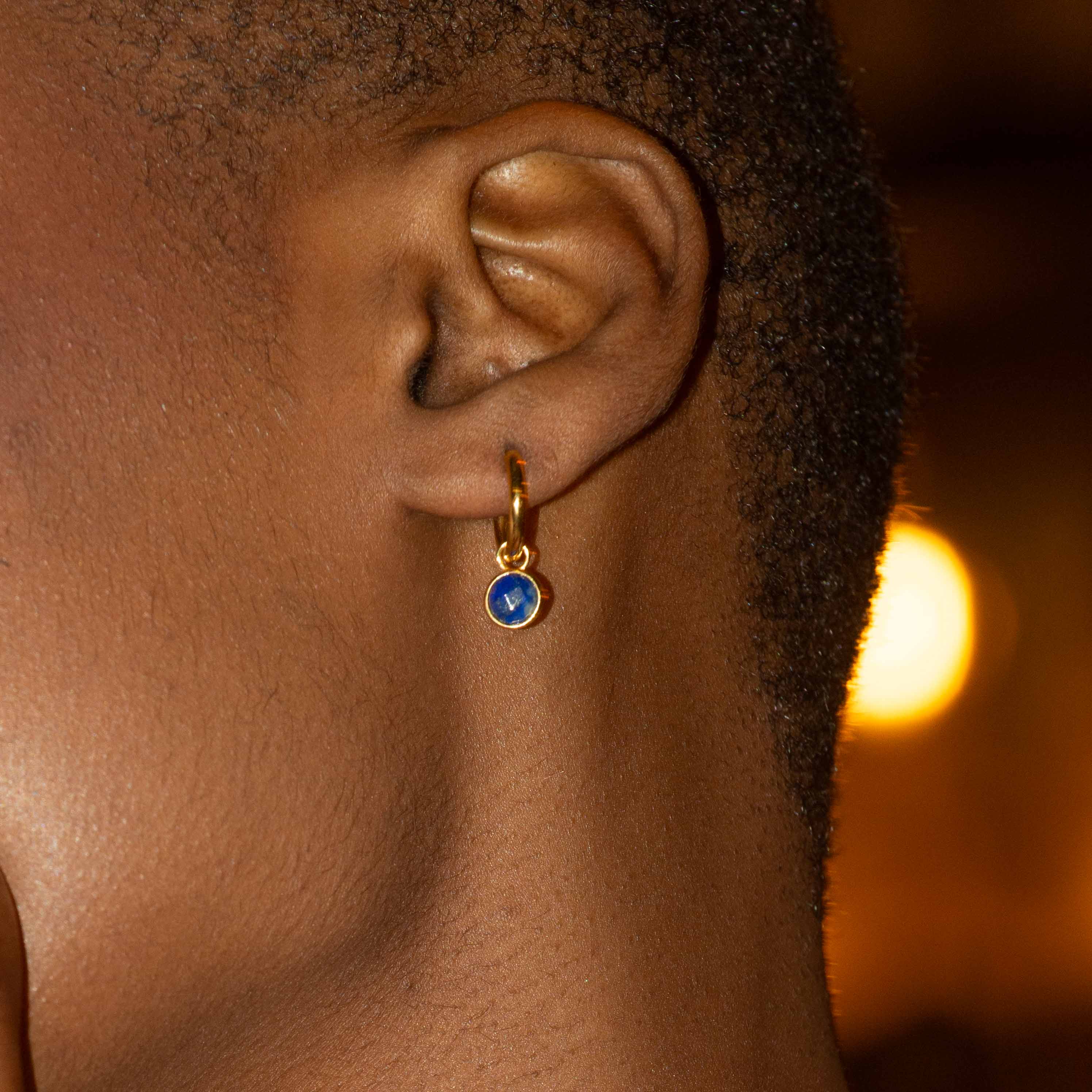 Boucles d'oreilles Gemia en pierres Lapis-lazuli - SLOYA