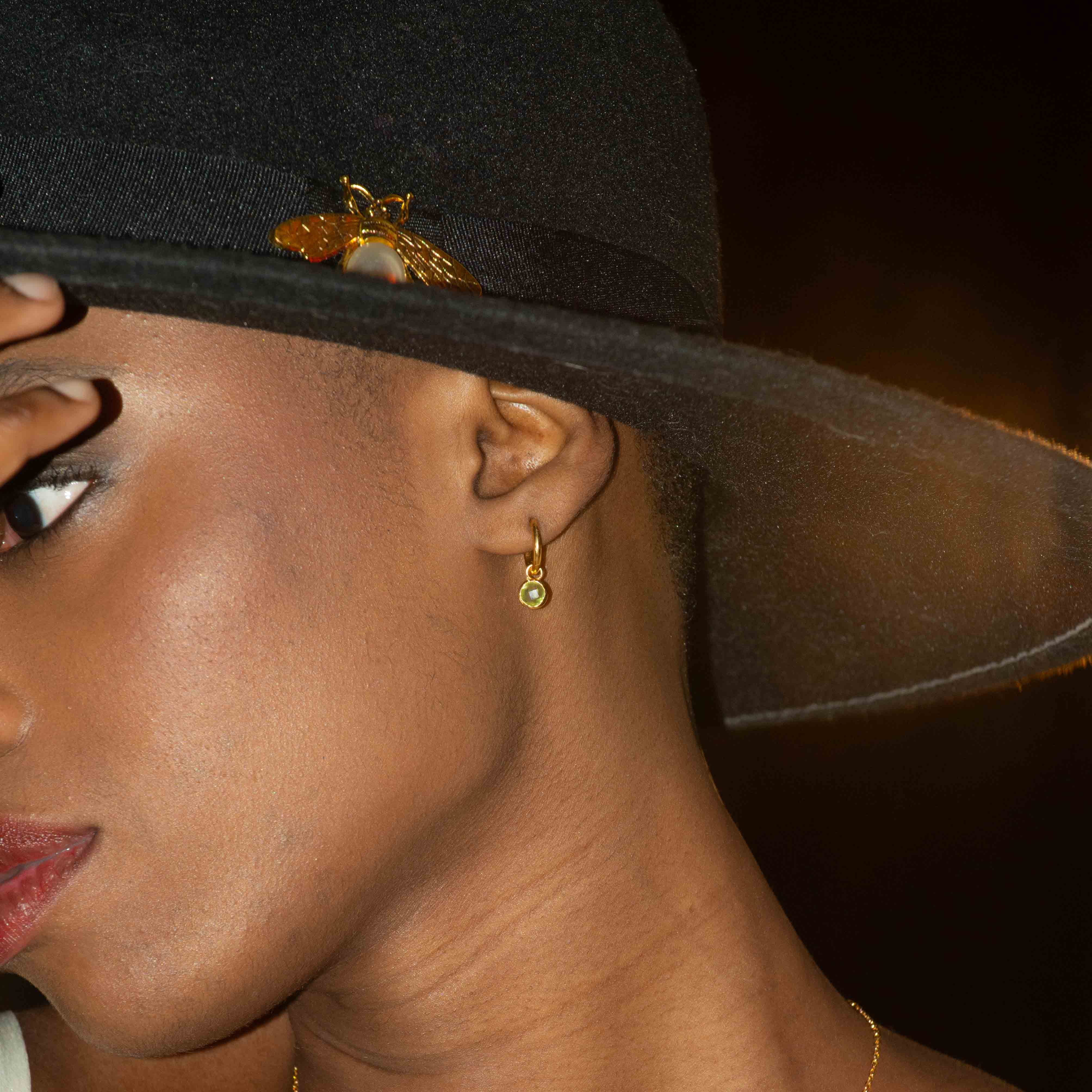 Boucles d'oreilles Gemia en pierres Péridot - SLOYA