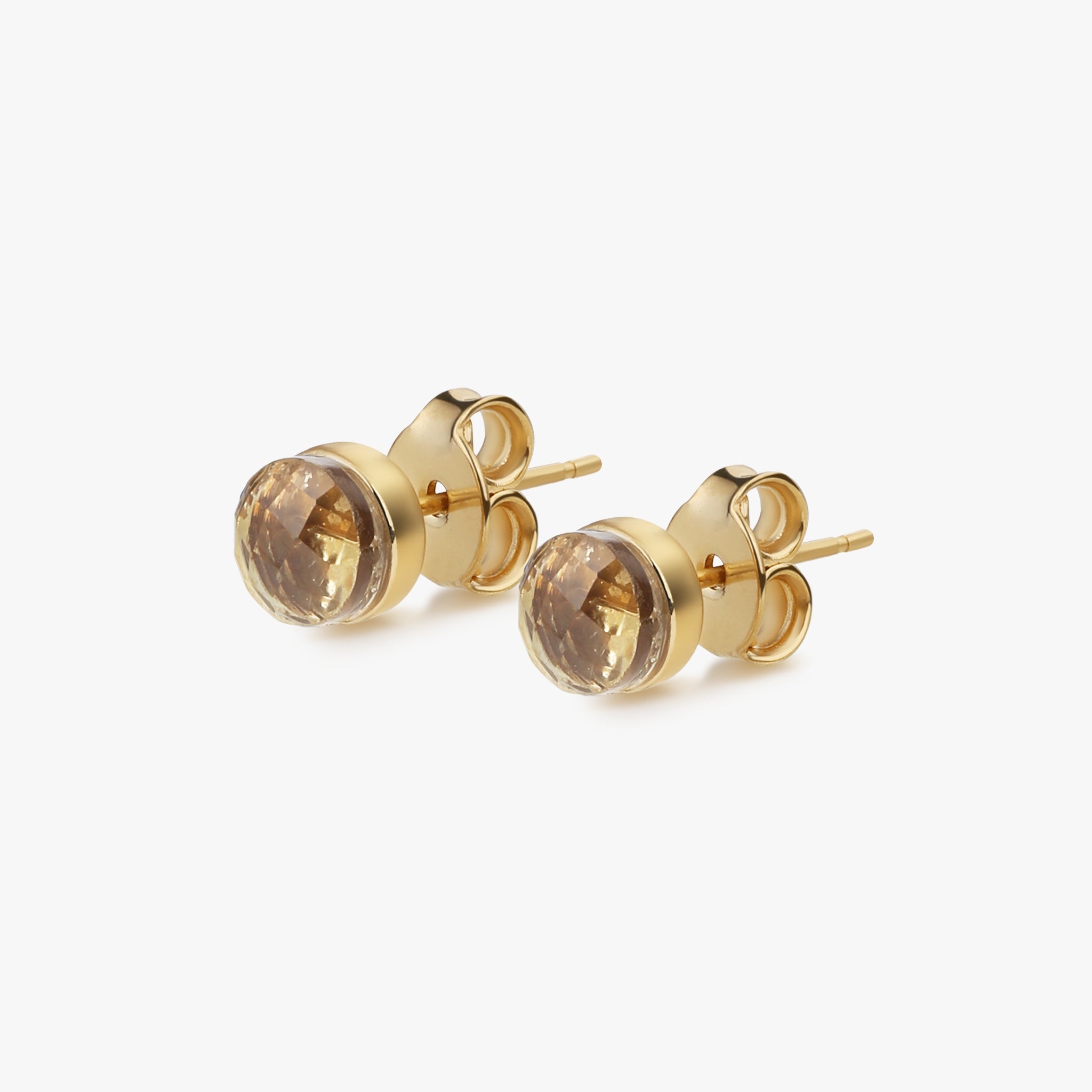 Boucles d'oreilles Aurora en pierres Citrine - SLOYA