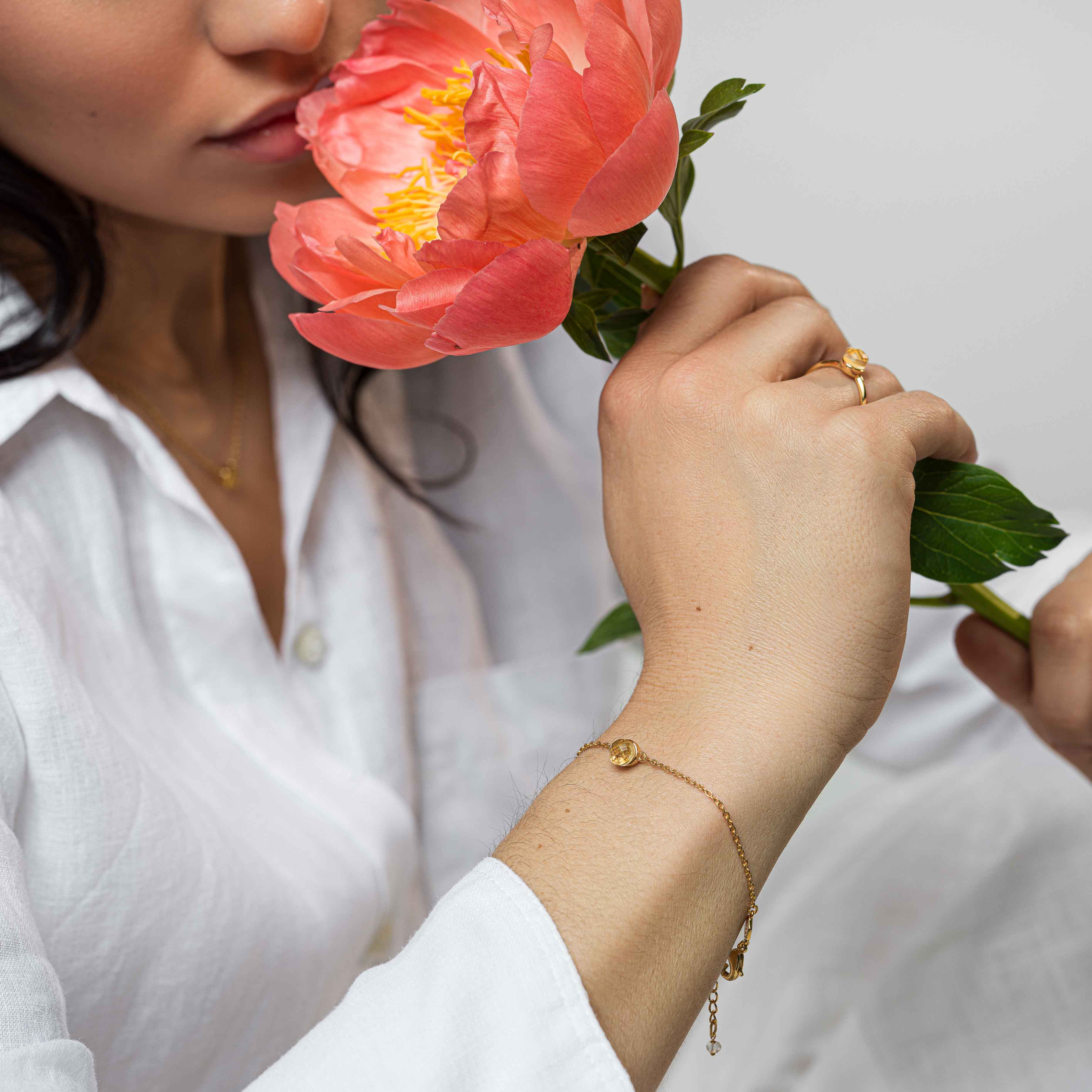 Bracelet Aurora en pierre Citrine - SLOYA