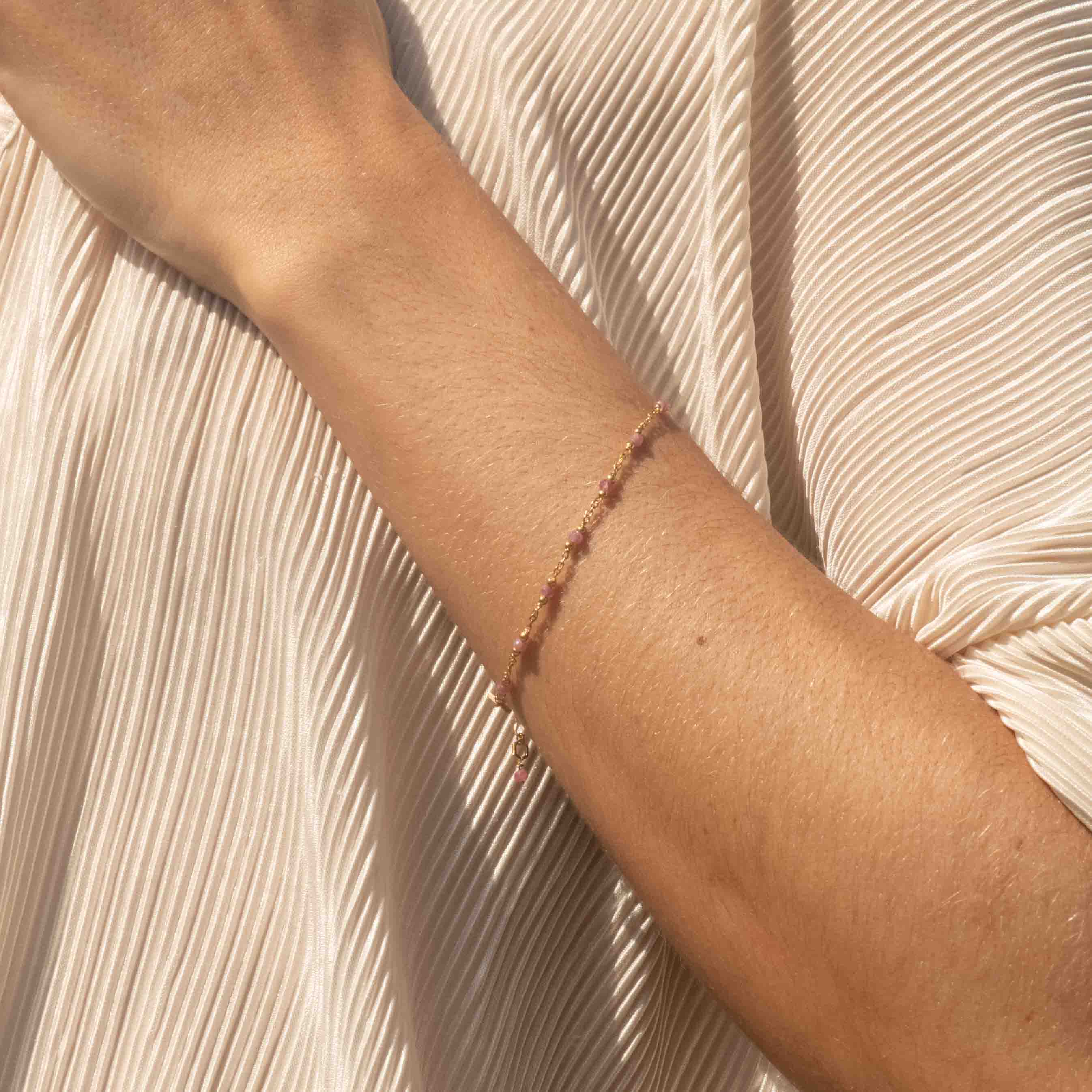 Bracelet Elyssa en pierres Tourmaline - SLOYA