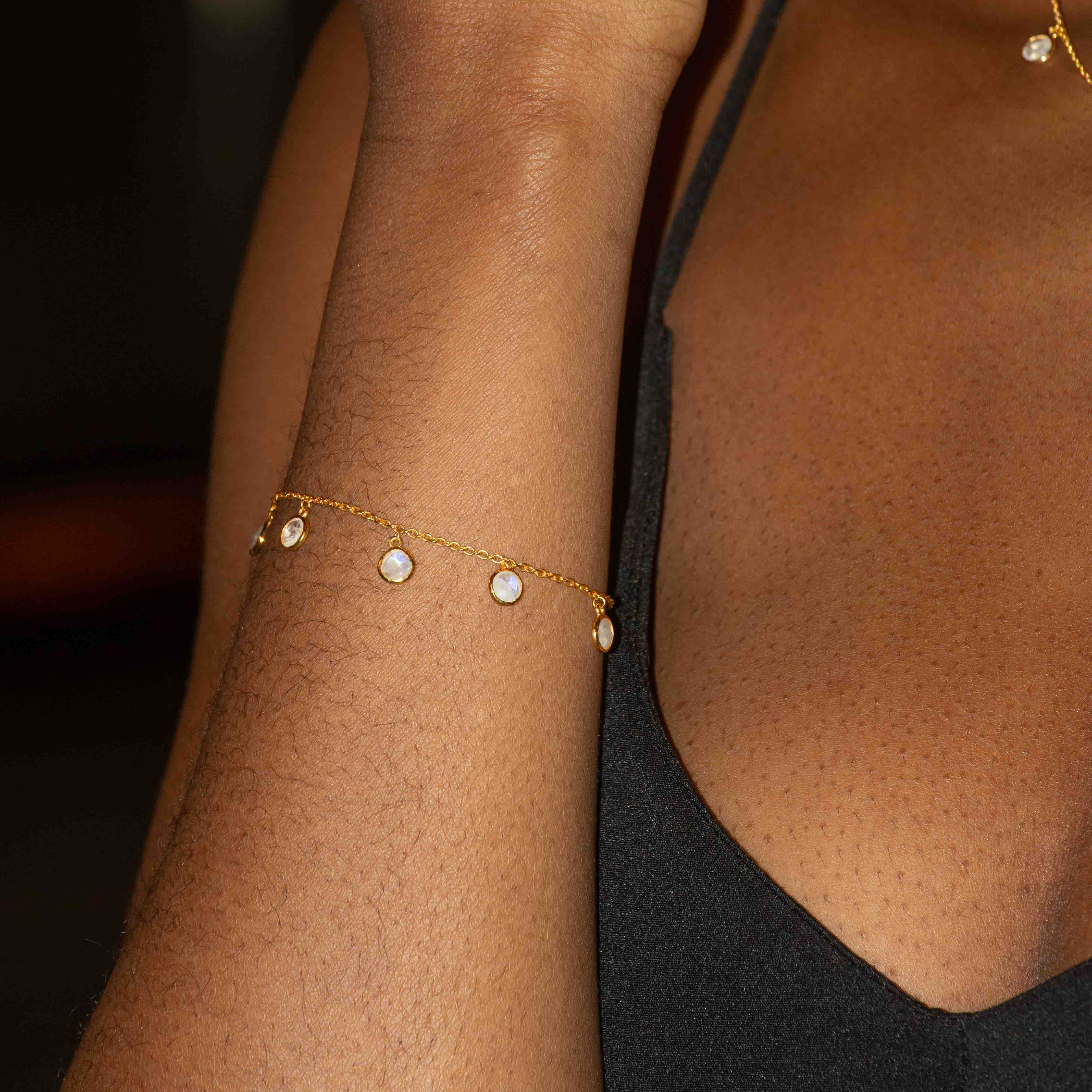 Bracelet Gemia en Pierres de lune - SLOYA