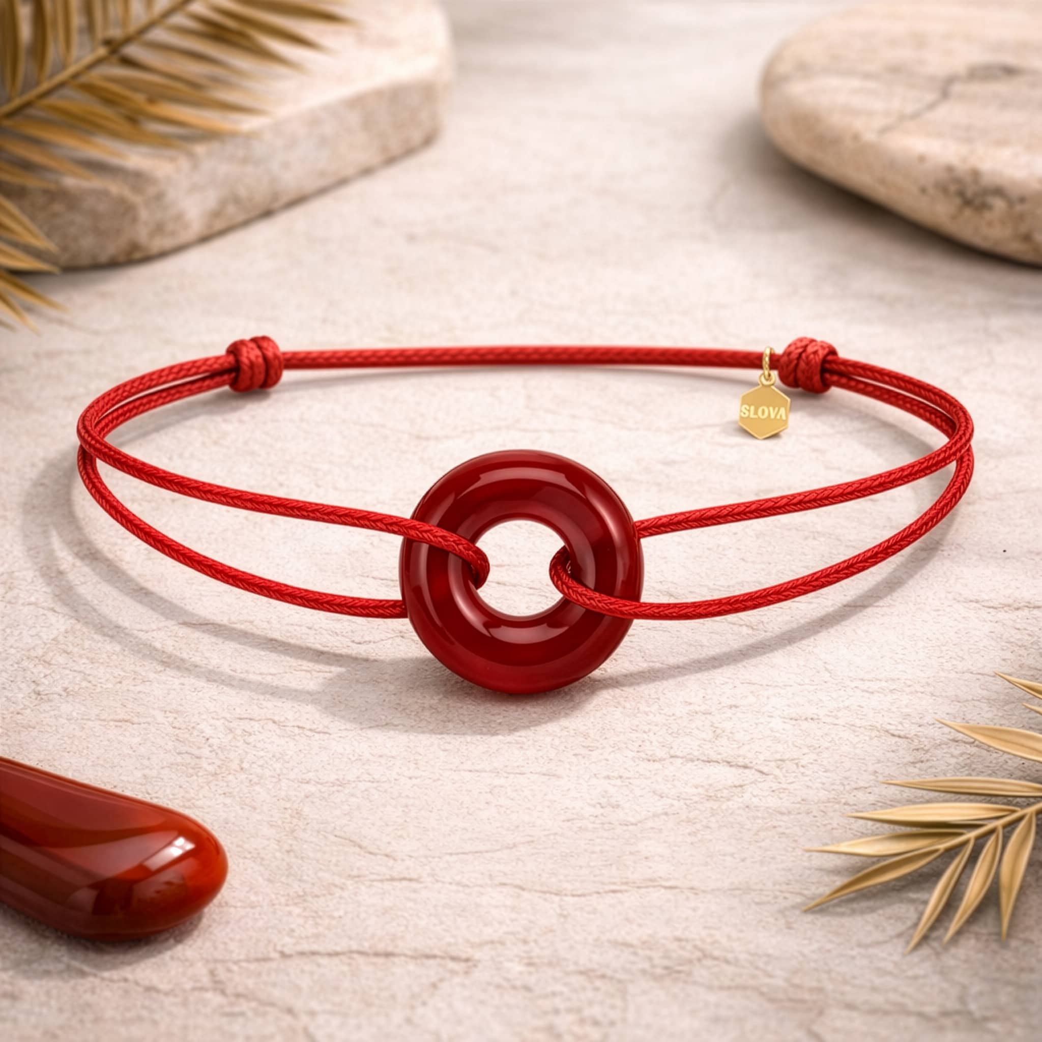 Bracelet Orya en pierre Cornaline - SLOYA