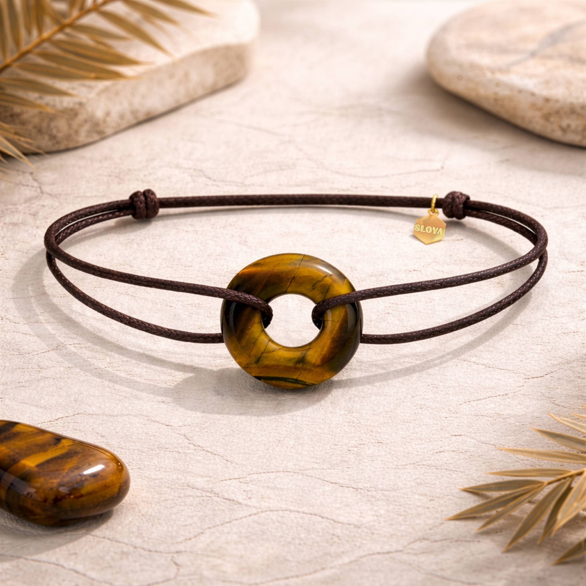 Bracelet Orya en pierre Oeil de Tigre - SLOYA