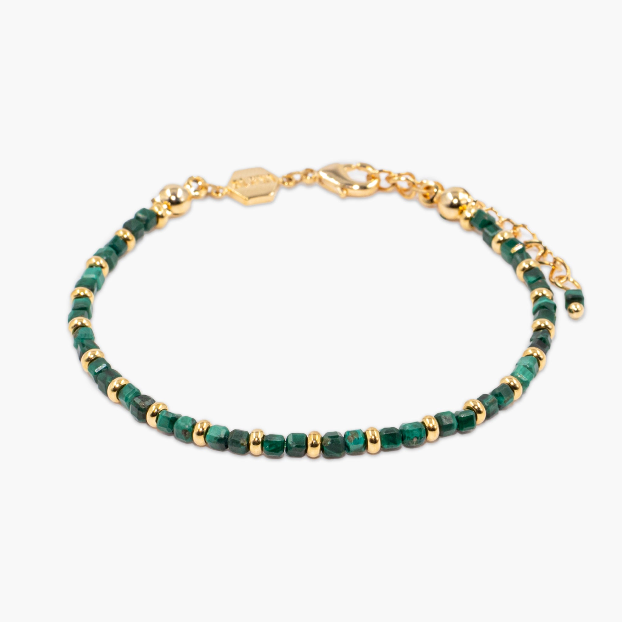 Bracelet Karia en pierres Malachite - SLOYA