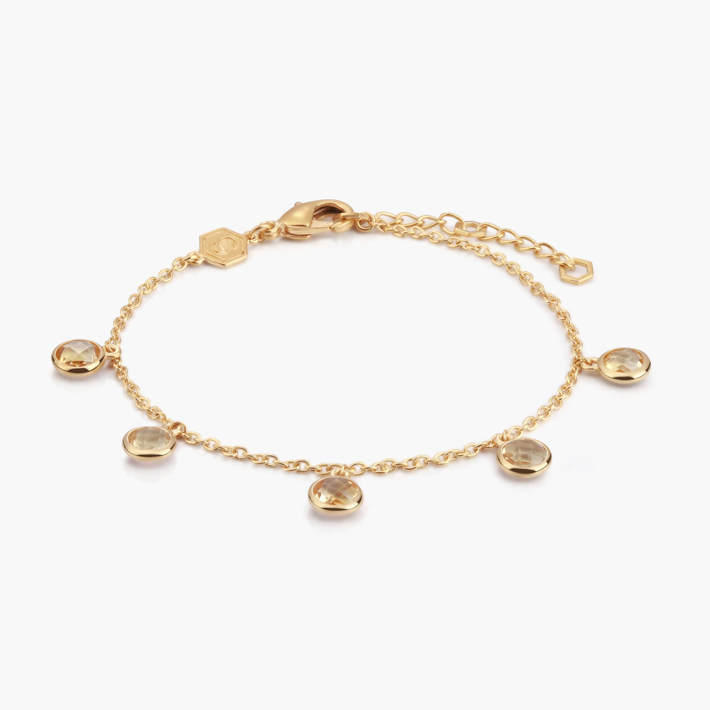 Bracelet Gemia en pierres Citrine - SLOYA