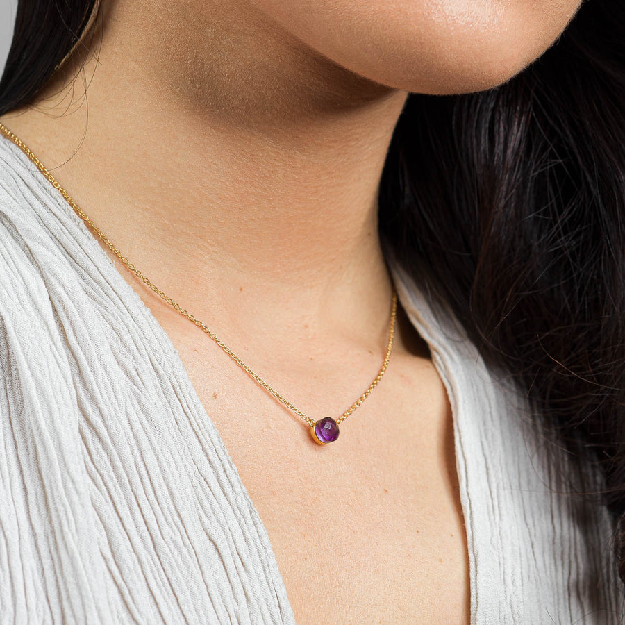 Collier Aurora en pierre Améthyste - SLOYA
