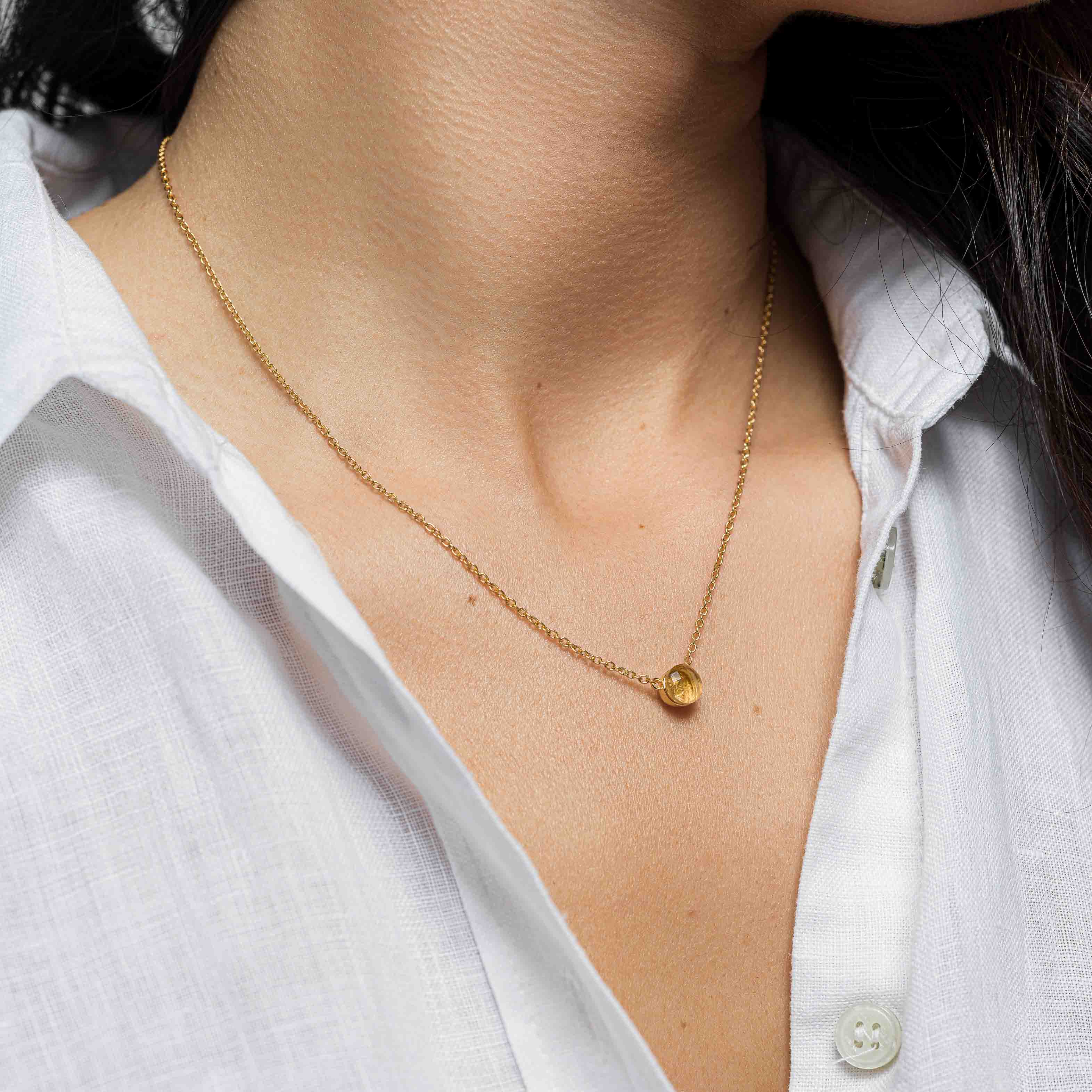 Collier Aurora en pierre Citrine - SLOYA