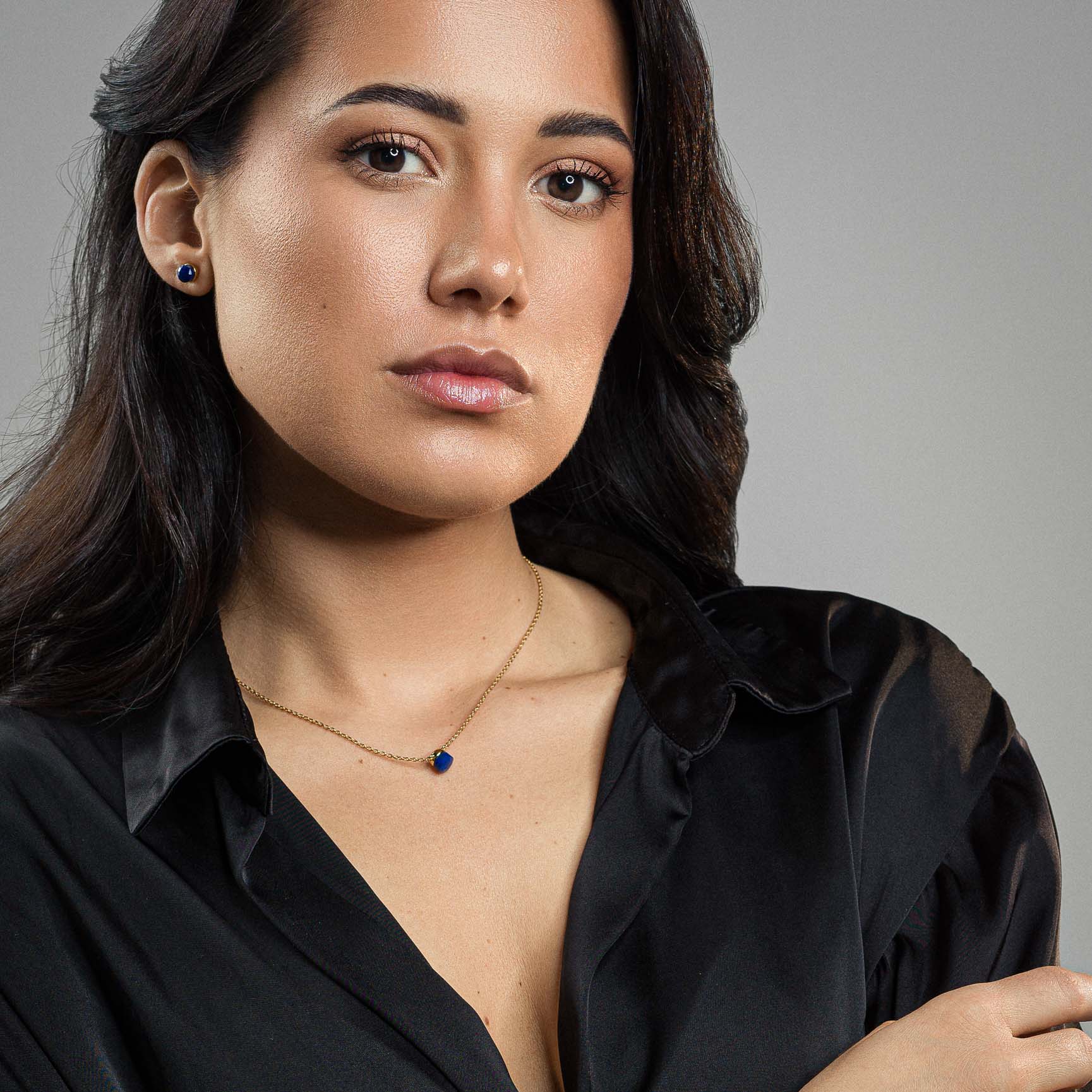 Collier Aurora en pierre Lapis-lazuli - SLOYA