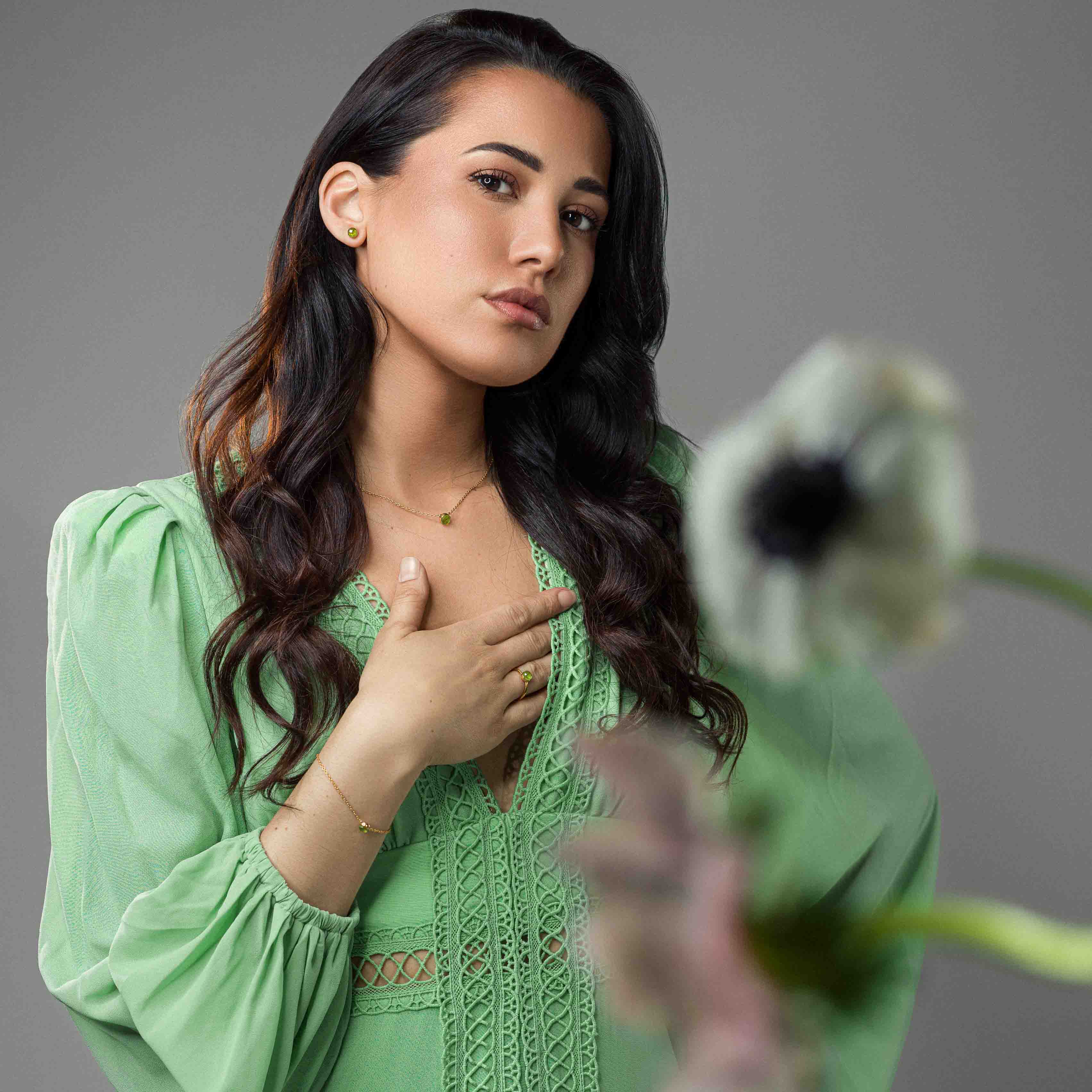 Bracelet Aurora en pierre Péridot - SLOYA