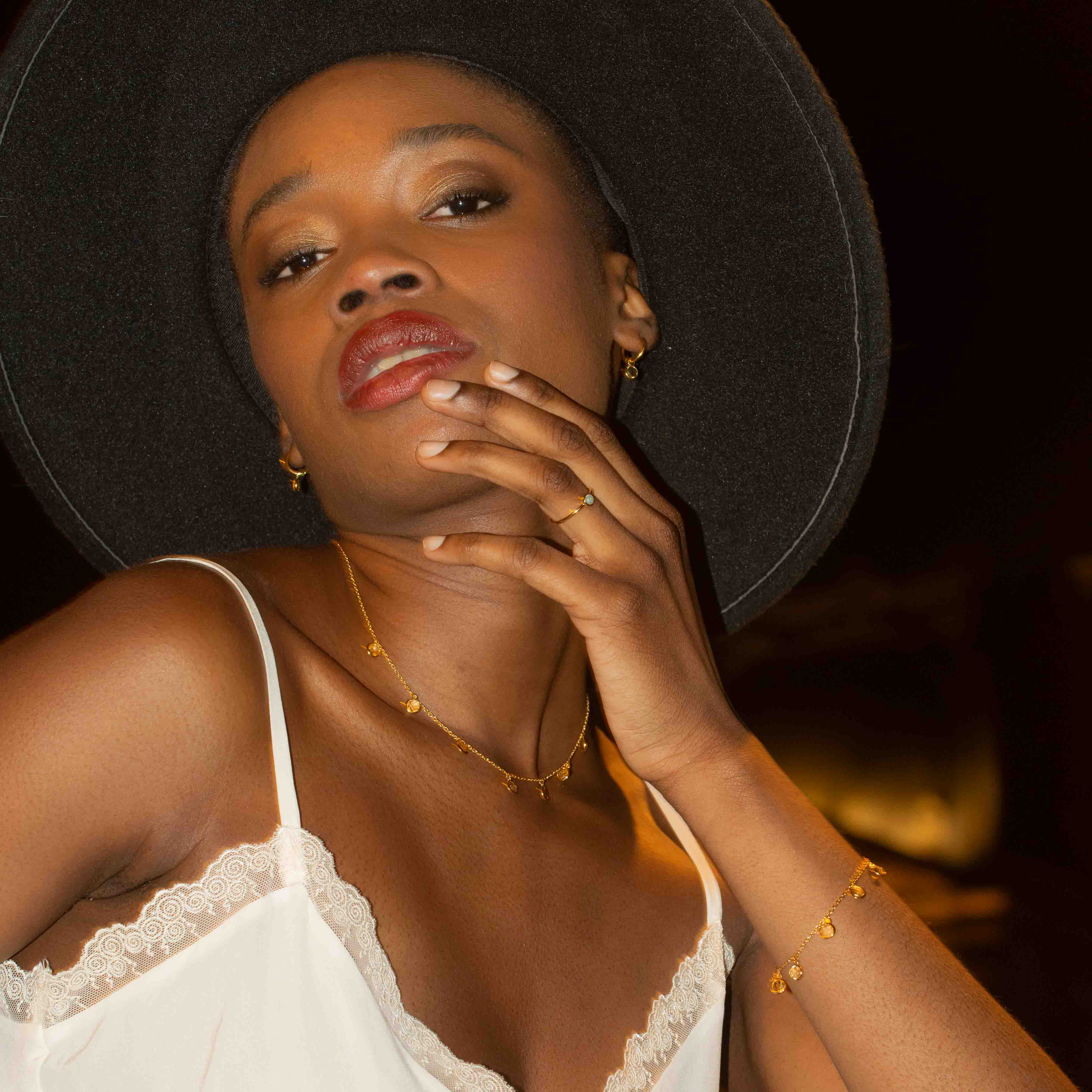 Bracelet Gemia en pierres Citrine - SLOYA