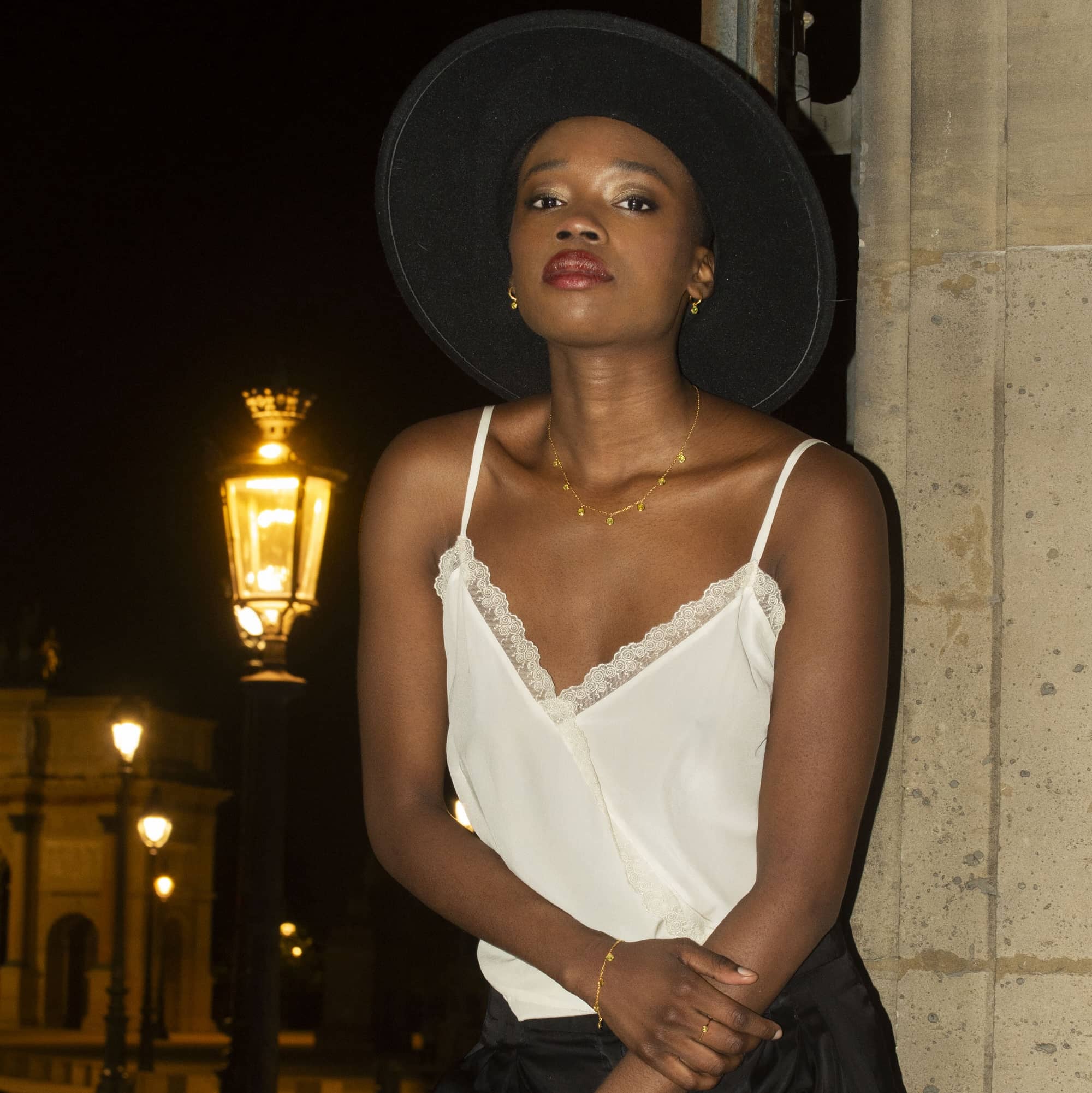 parure Collier, bracelet et boucles d'oreilles Gemia en pierres Péridot