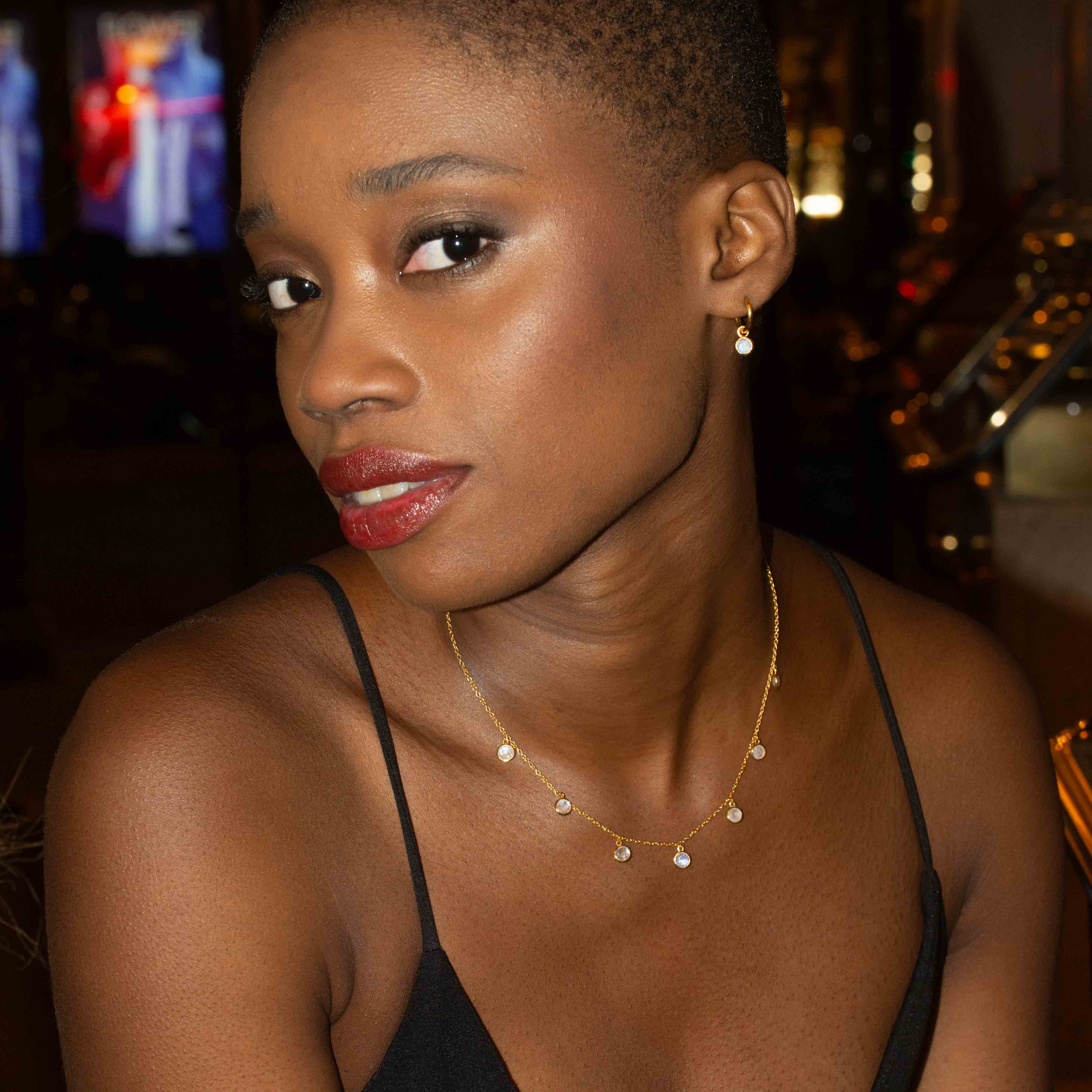 Collier Gemia en Pierres de lune - SLOYA