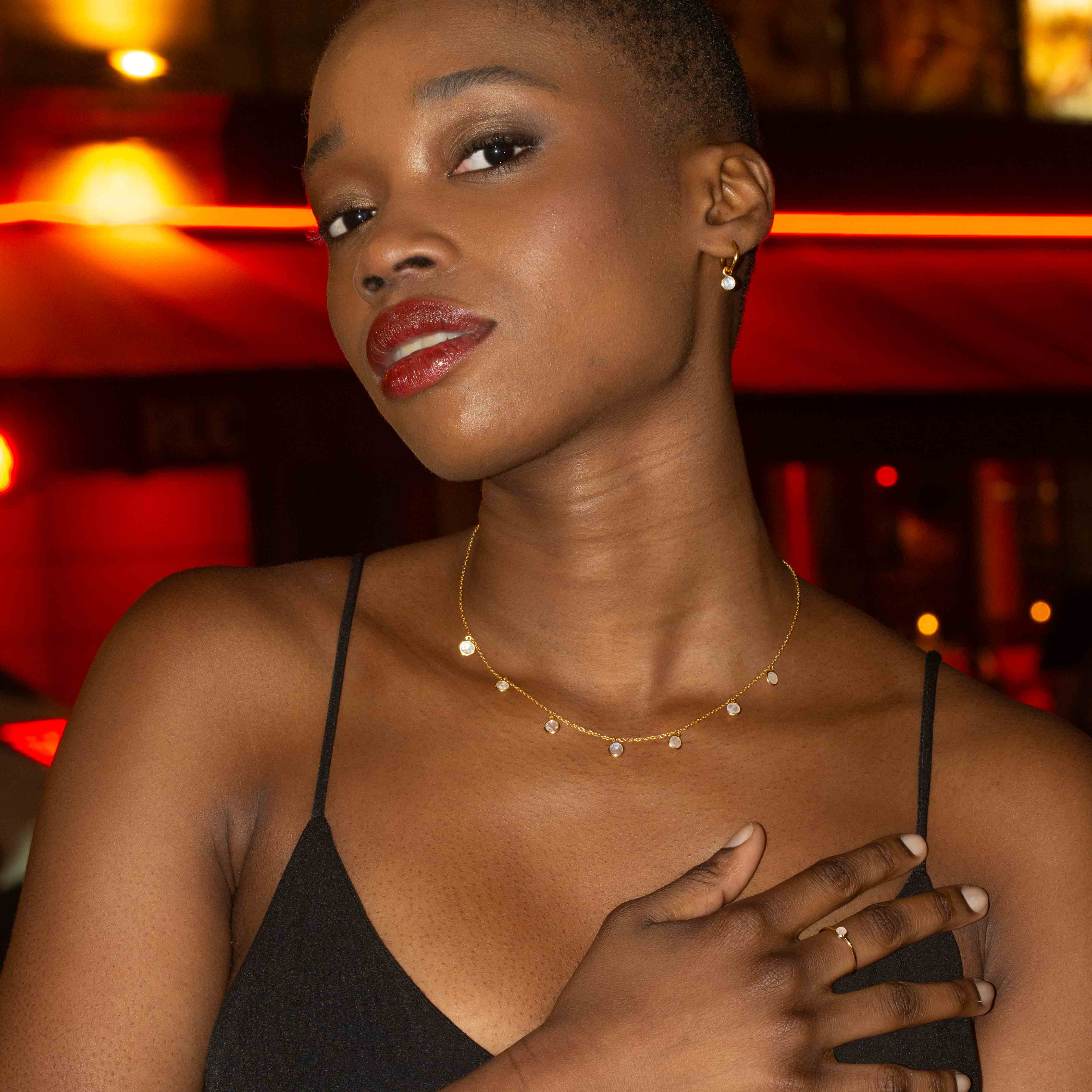 Collier Gemia en Pierres de lune - SLOYA