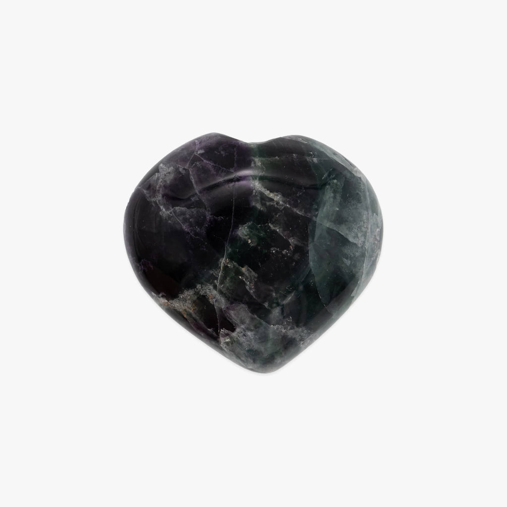 Coeur poli en pierre Fluorite - SLOYA