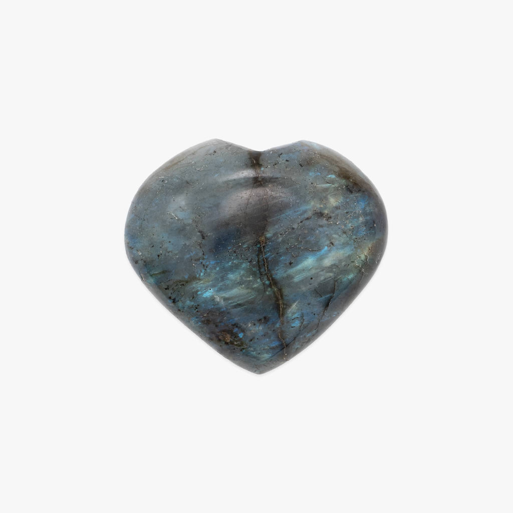 Coeur poli en pierre Labradorite - SLOYA