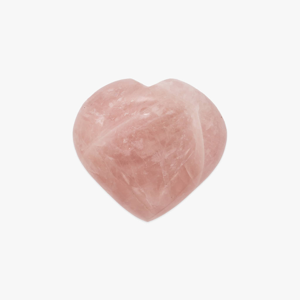 Coeur poli en pierre Quartz Rose - SLOYA