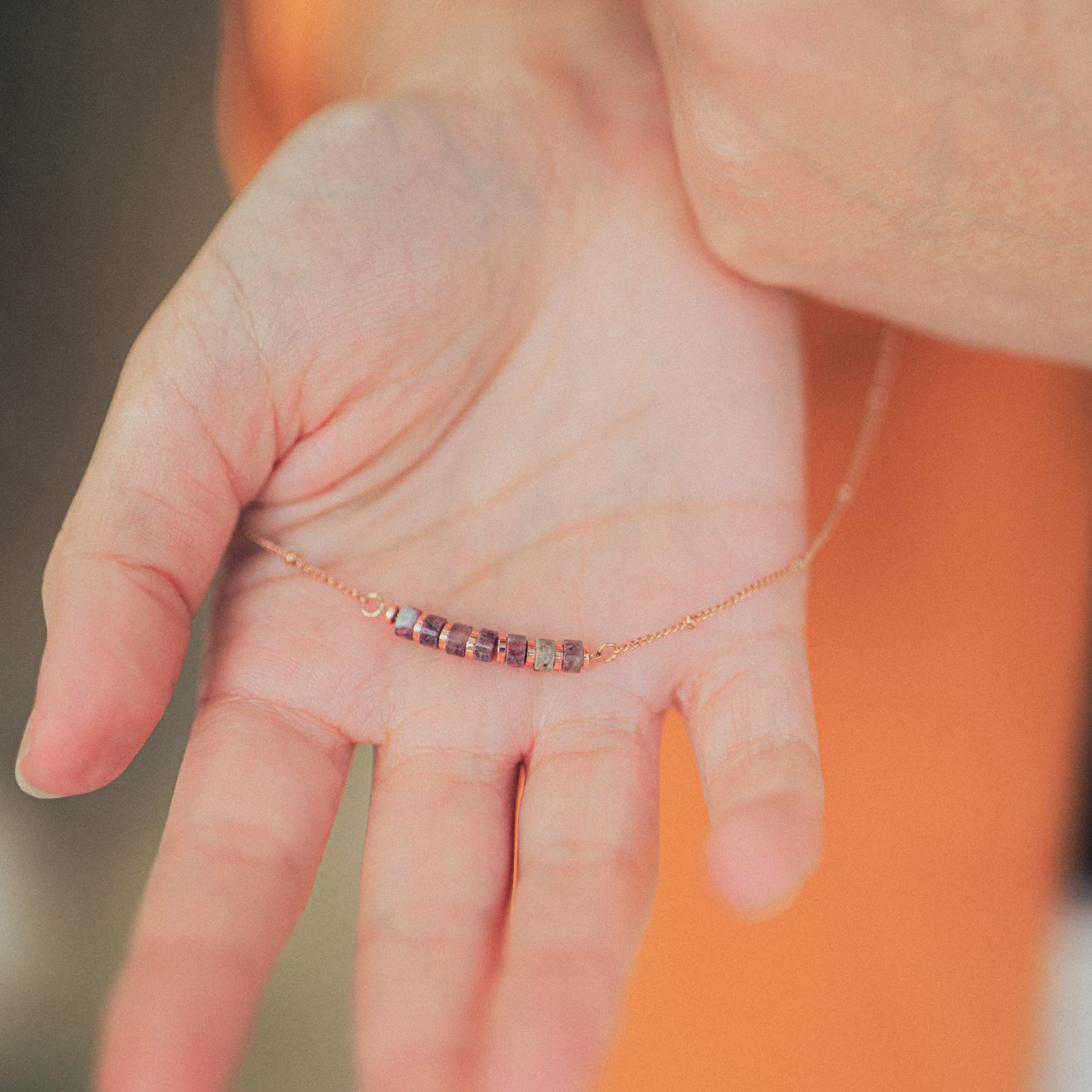 Collier Piana en pierres Tourmaline - SLOYA