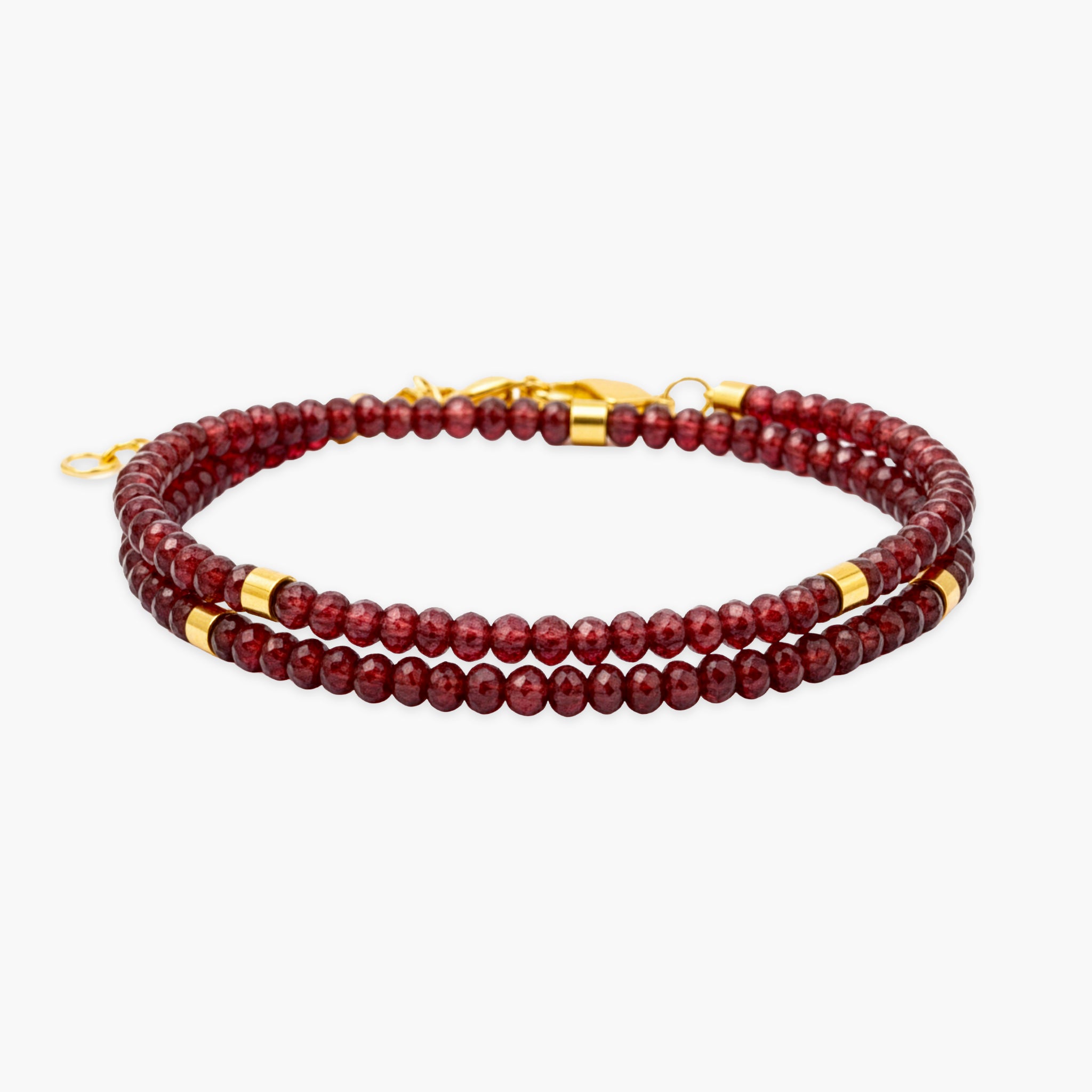 Bracelet Lumia en pierres Grenat - SLOYA