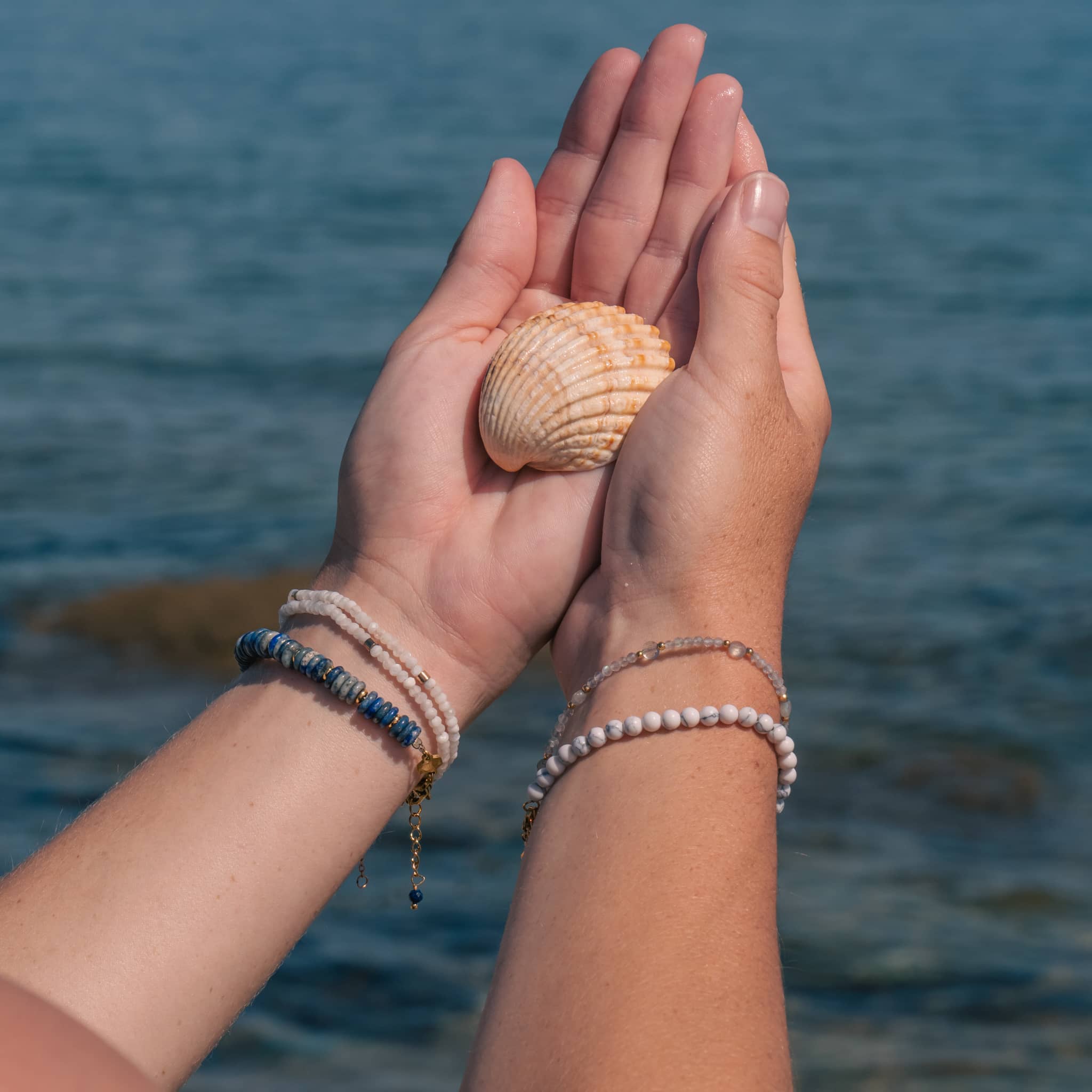 Bracelet Blima en pierres Lapis-lazuli - SLOYA