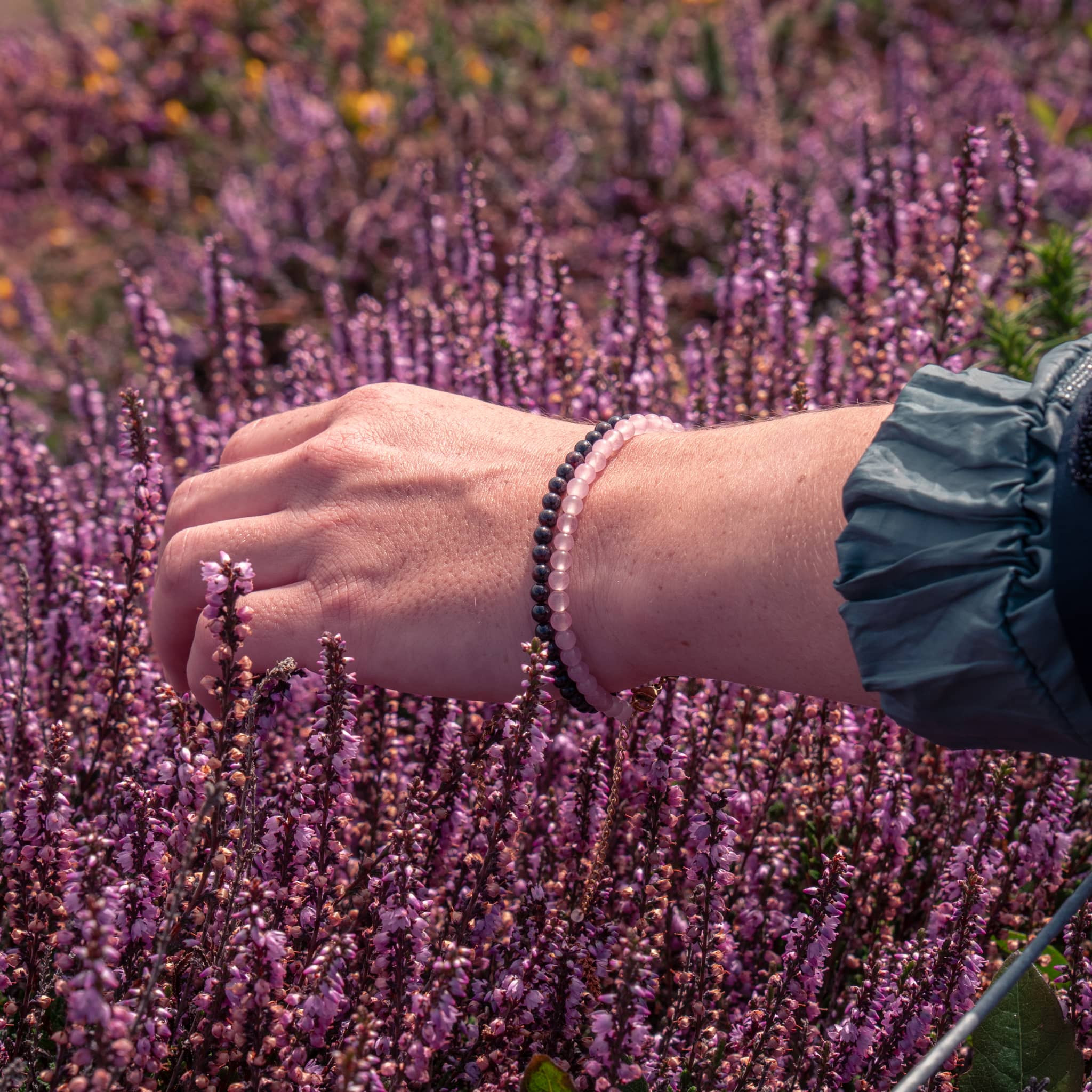Bracelet Serena en pierres Quartz Rose - SLOYA