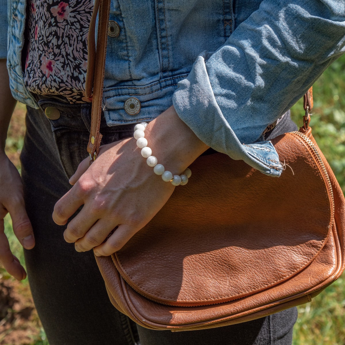 Bracelet Kamelia en pierres de Lune - SLOYA