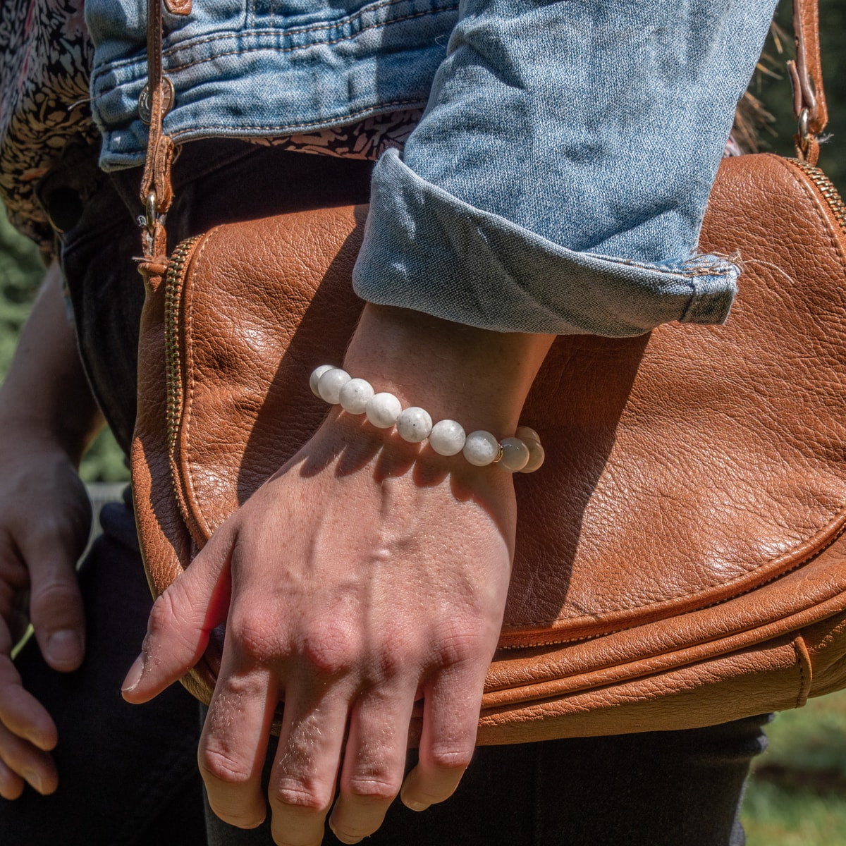 Bracelet Kamelia en pierres de Lune - SLOYA