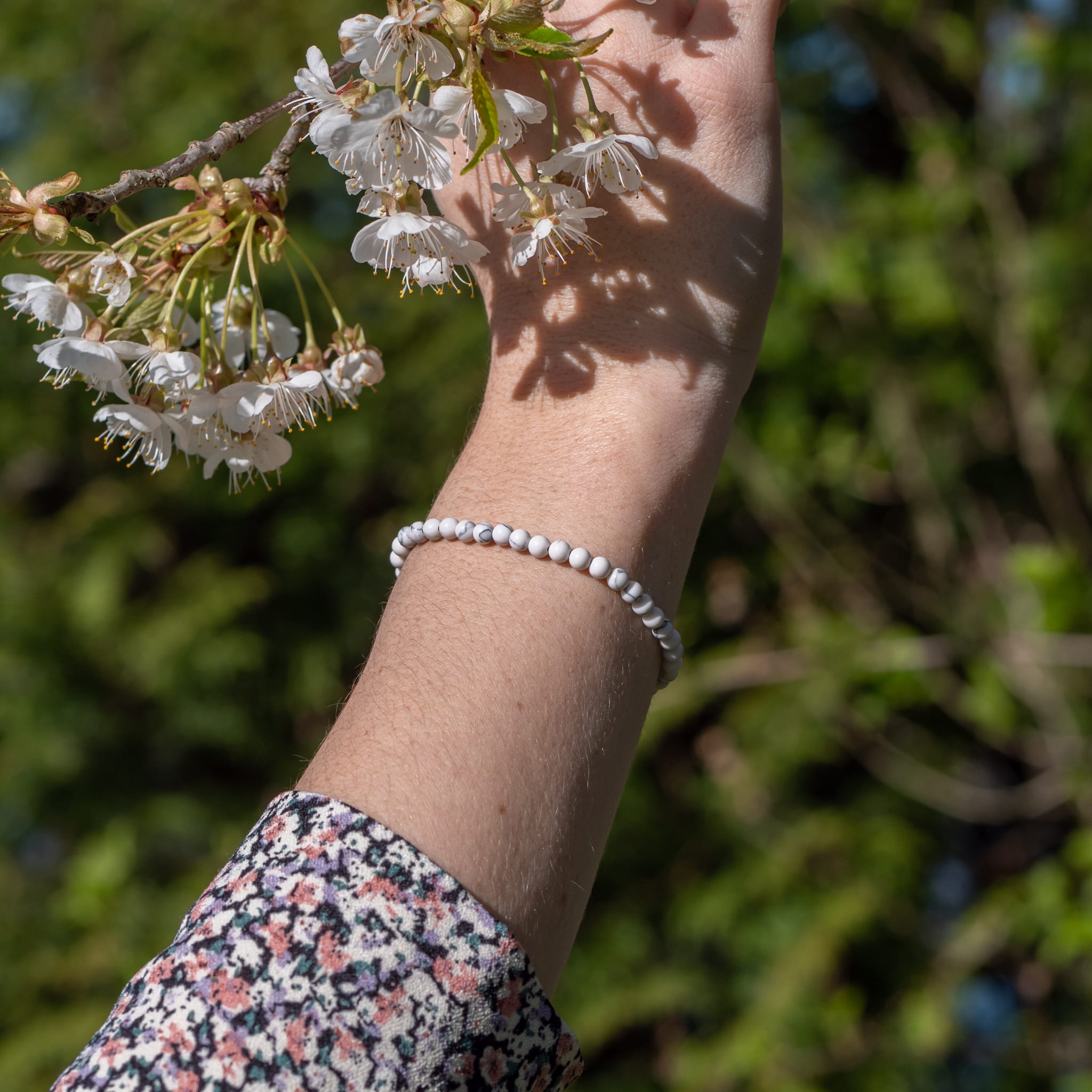 Bracelet Serena en pierres Howlite - SLOYA