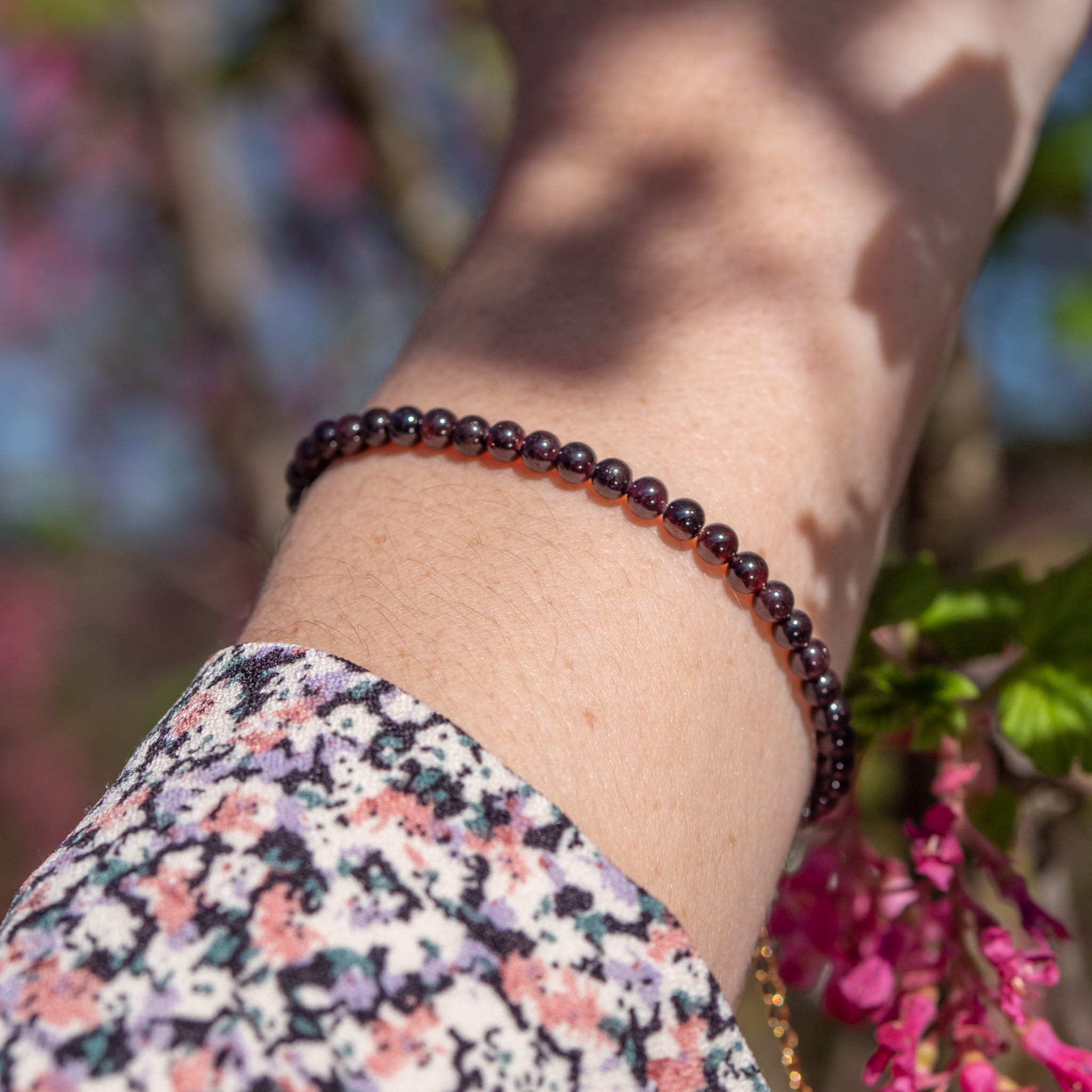 Bracelet Serena en pierres Grenat - SLOYA