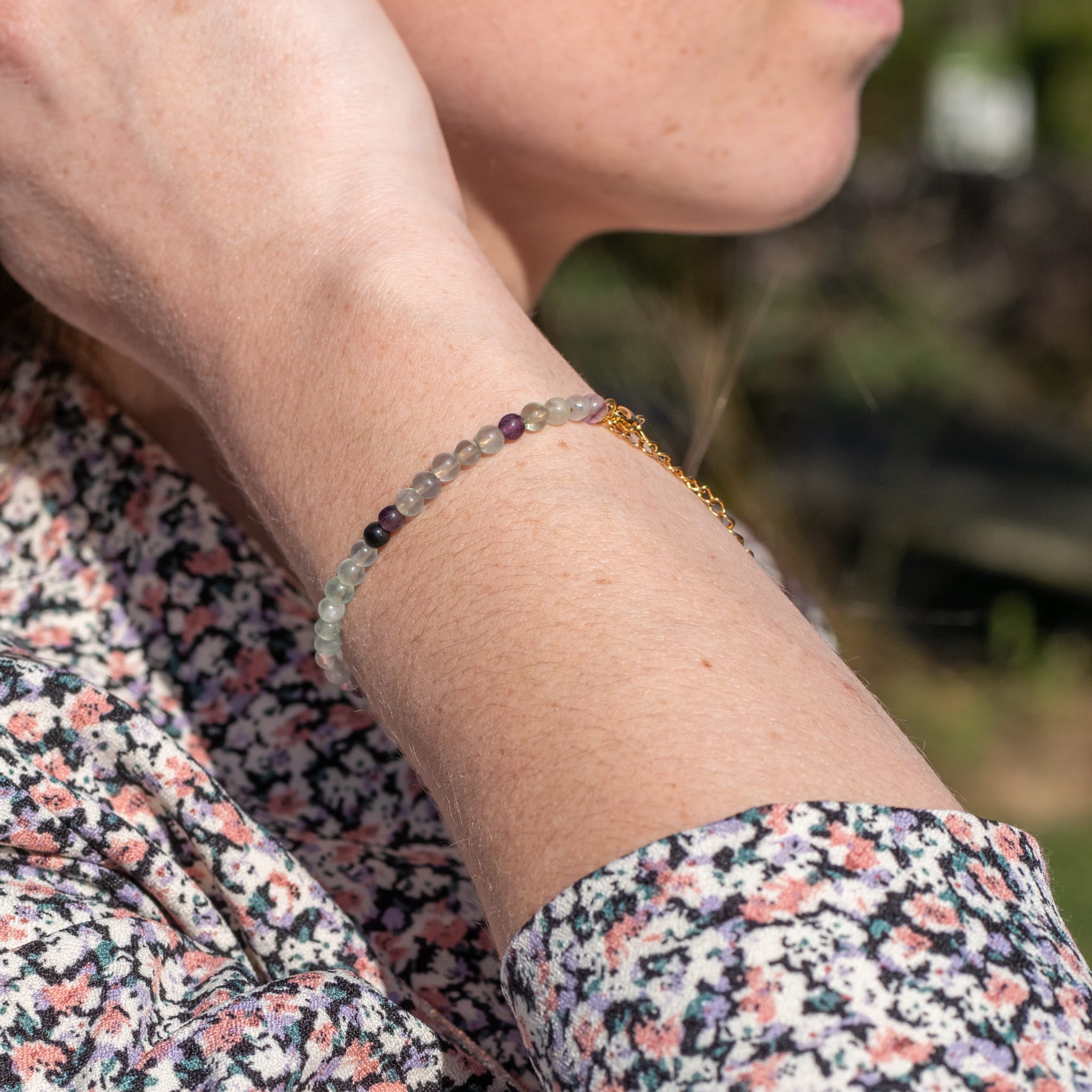 Bracelet Serena en pierres Fluorite - SLOYA