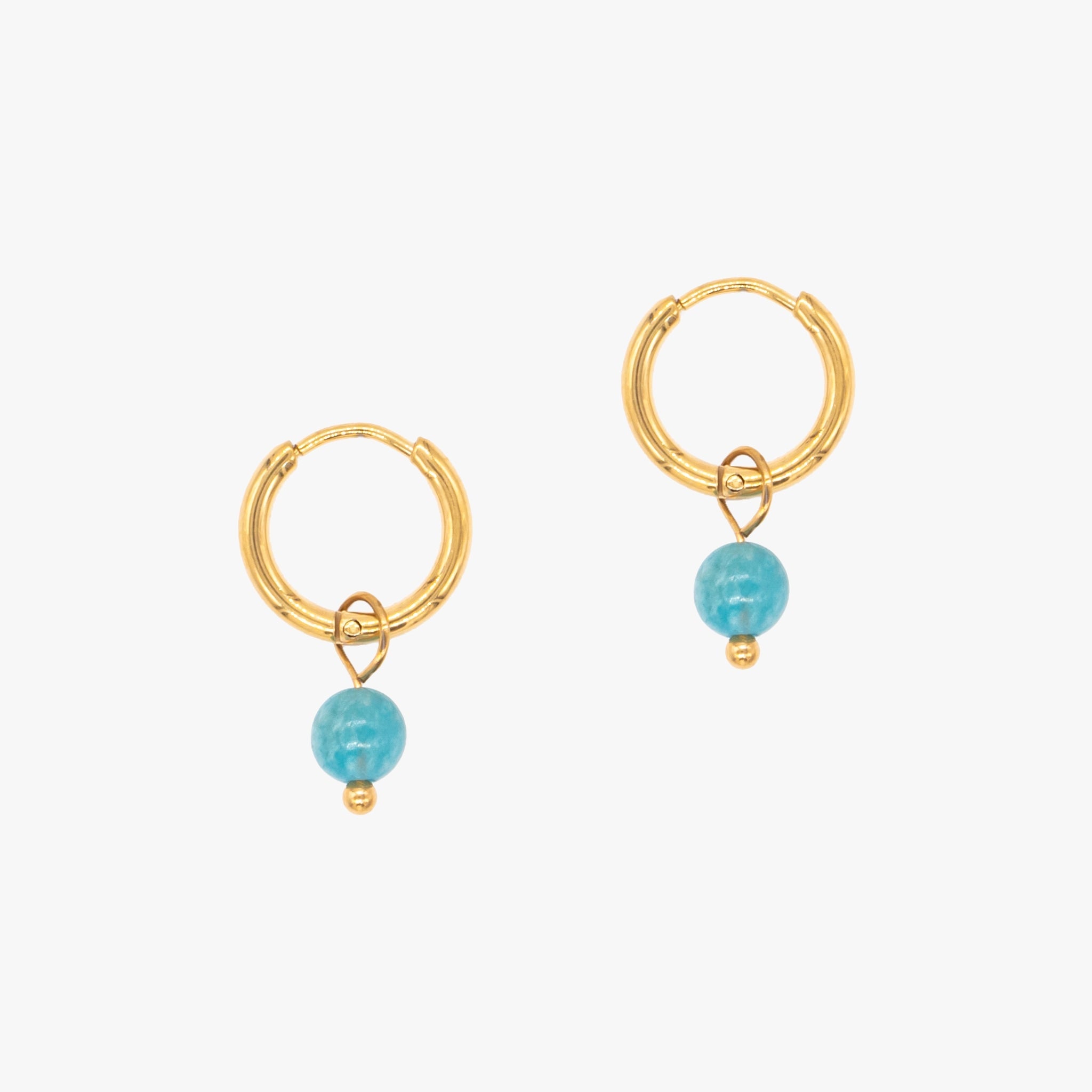Boucles d'oreilles Serena en pierres Apatite - SLOYA