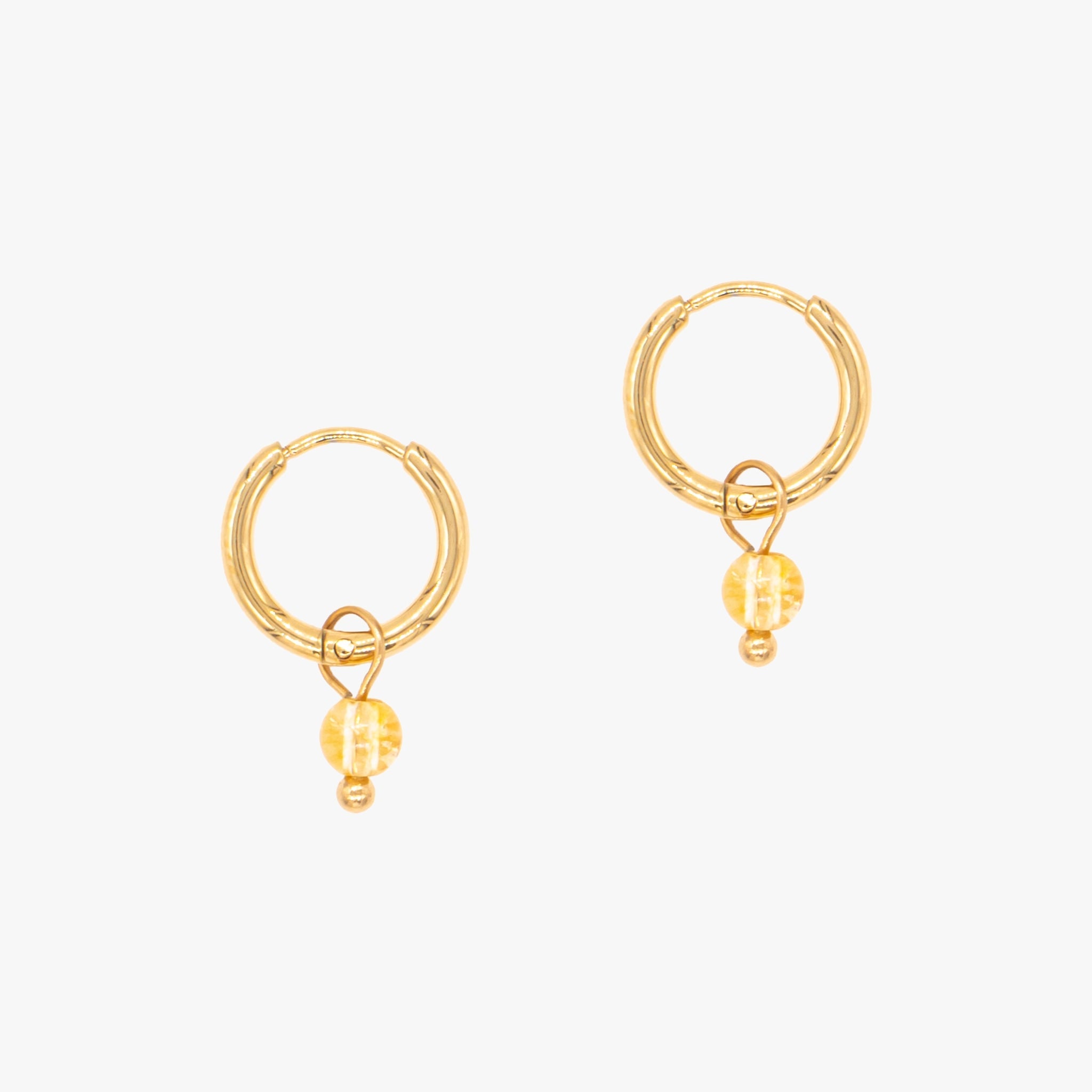 Boucles d'oreilles Serena en pierres Citrine - SLOYA