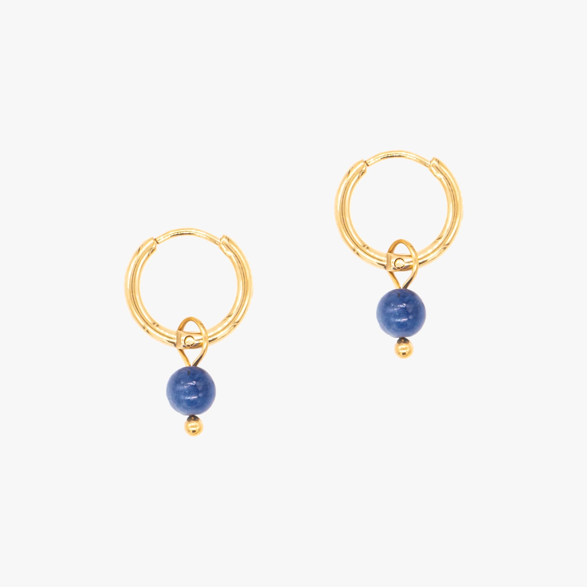 Boucles d'oreilles Serena en pierres Sodalite - SLOYA