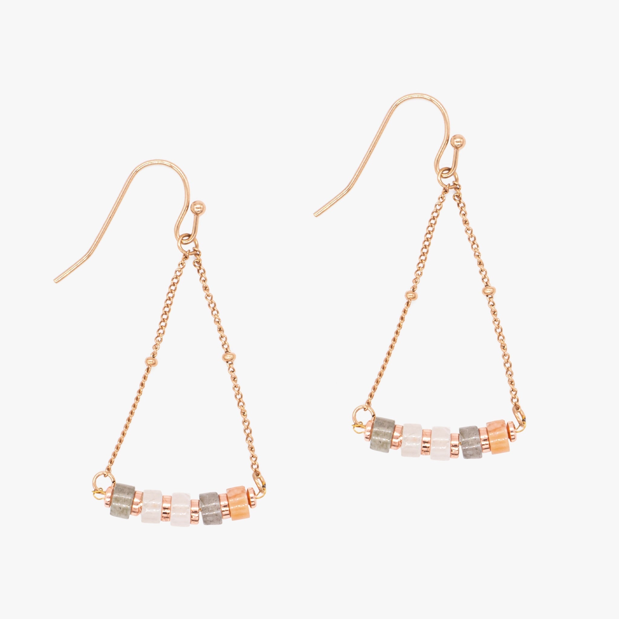 Collier, bracelet et boucles d'oreilles Piana en Pierres de Lune - SLOYA