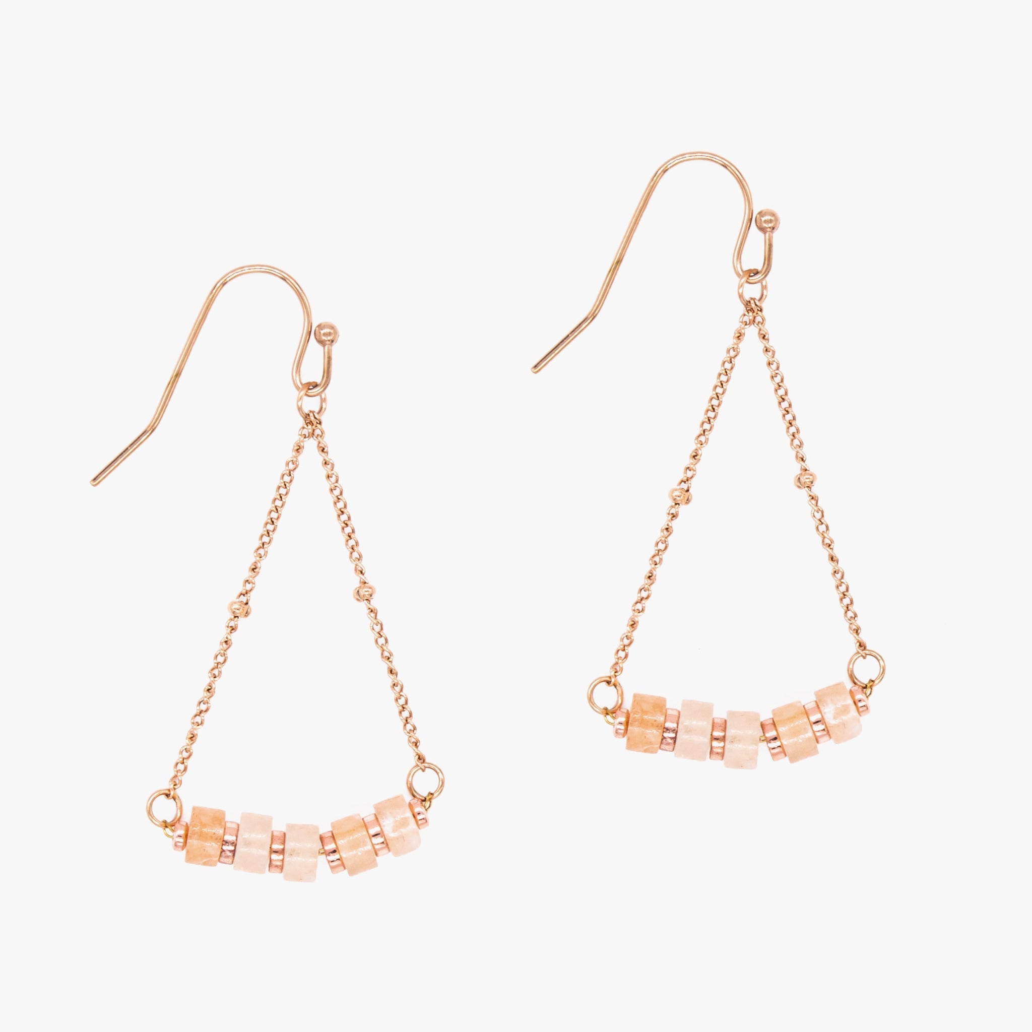 Boucles d'oreilles PIANA en pierres de Soleil - SLOYA