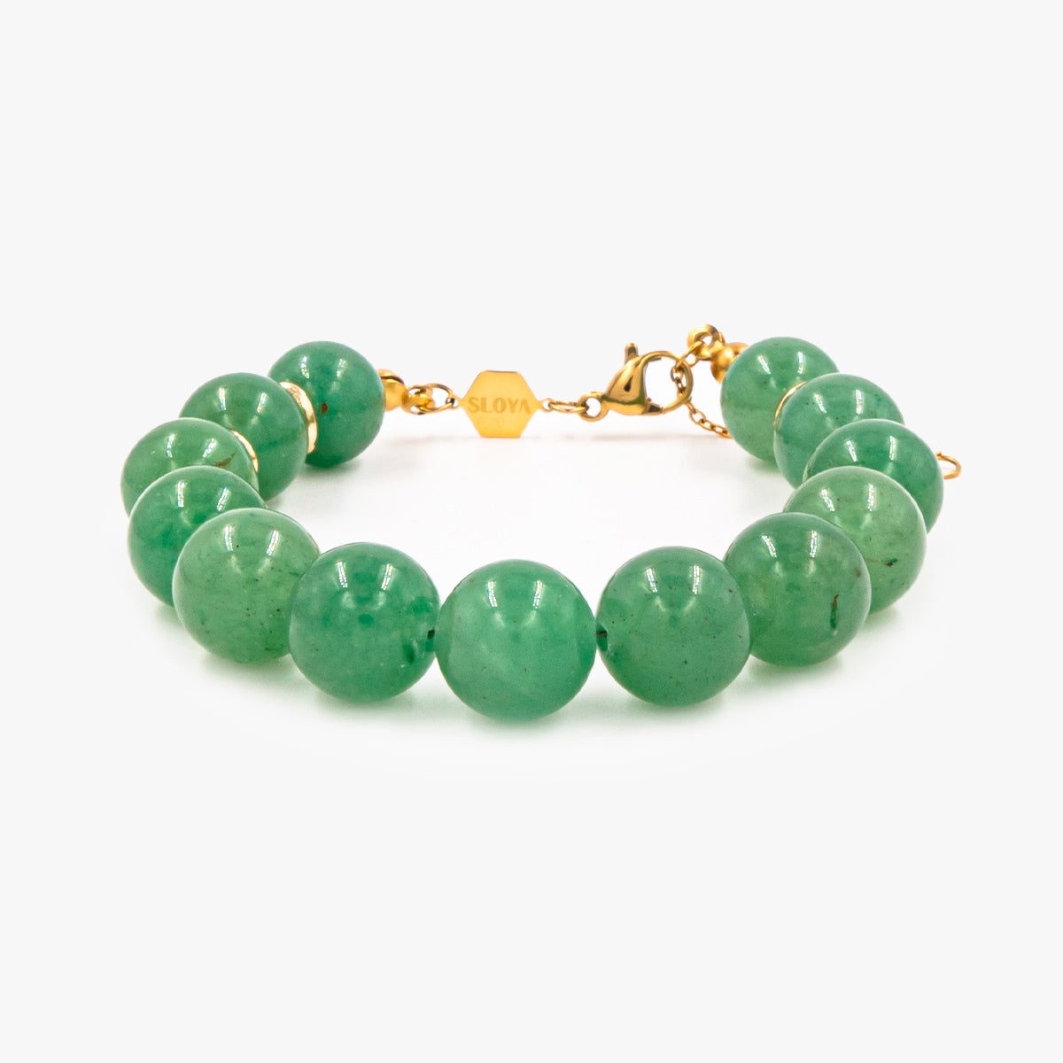 Bracelet Kamelia en pierres naturelles d’Aventurine - SLOYA