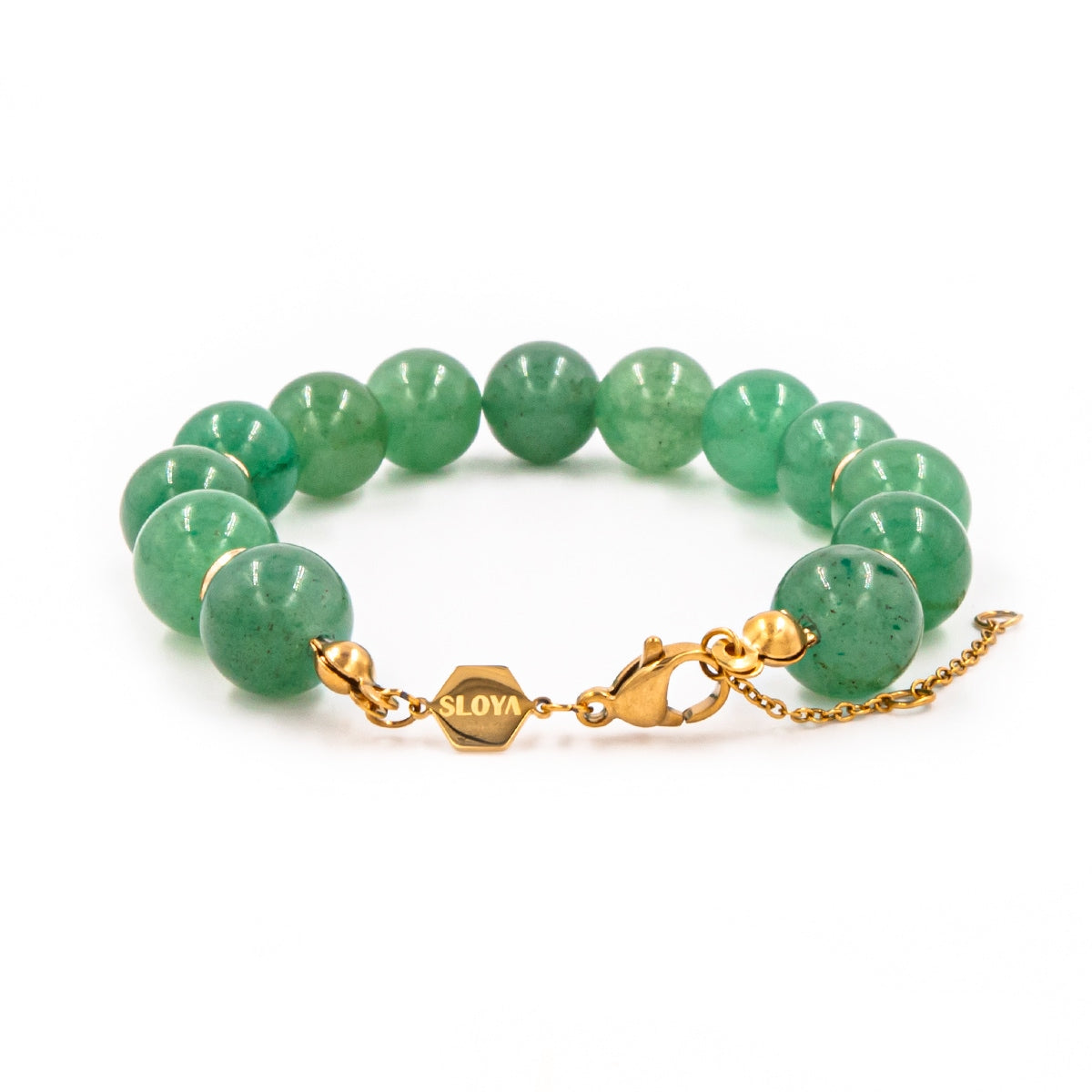 Bracelet Kamelia en pierres naturelles d’Aventurine - SLOYA